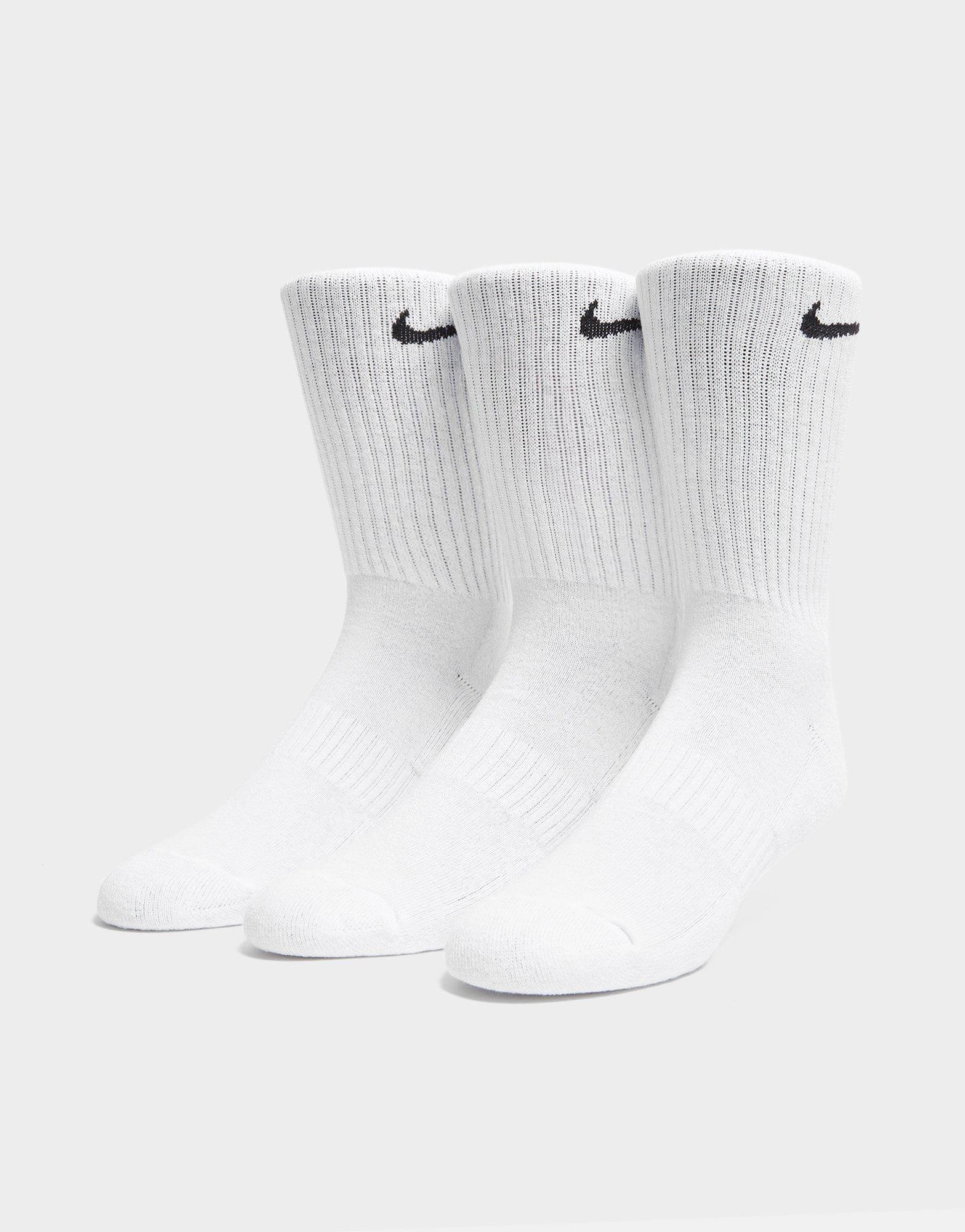 Nike 3 Pack Cushioned Crew Socks