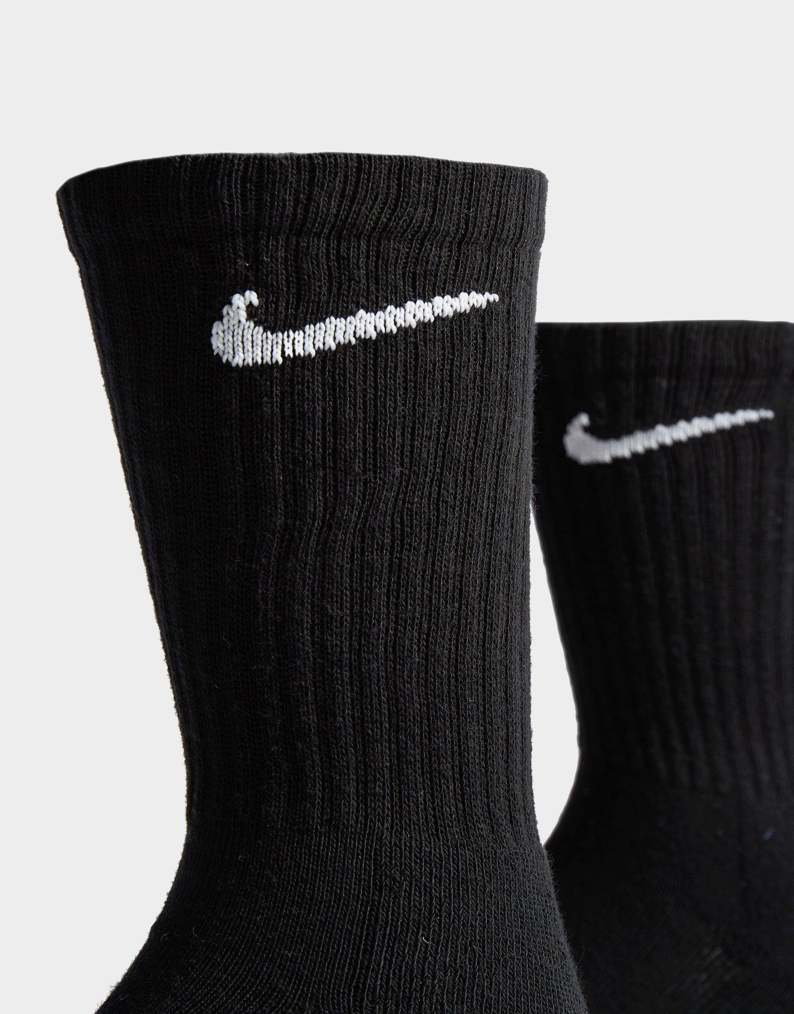 pack of black nike socks