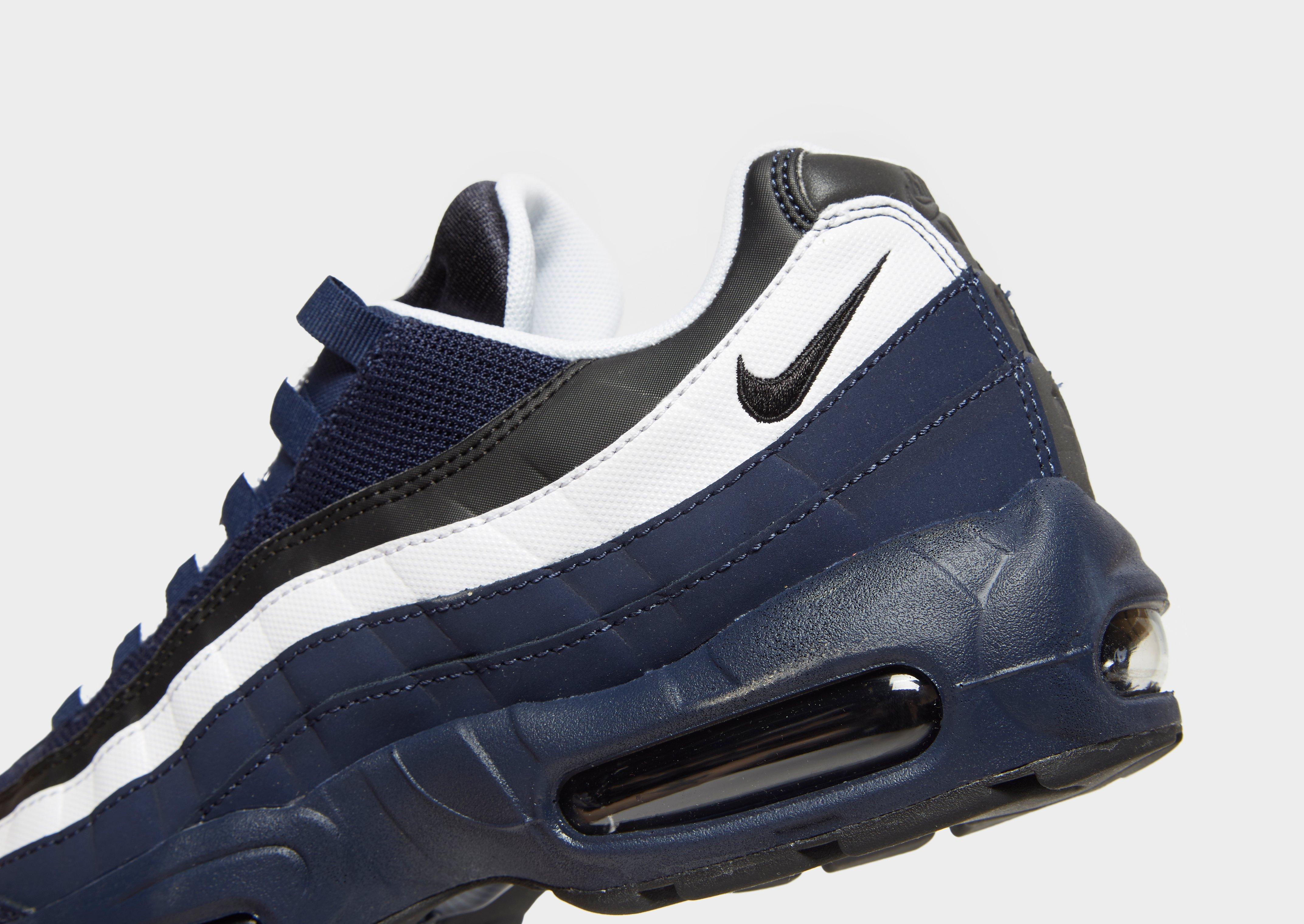 nike air max 95 black and blue