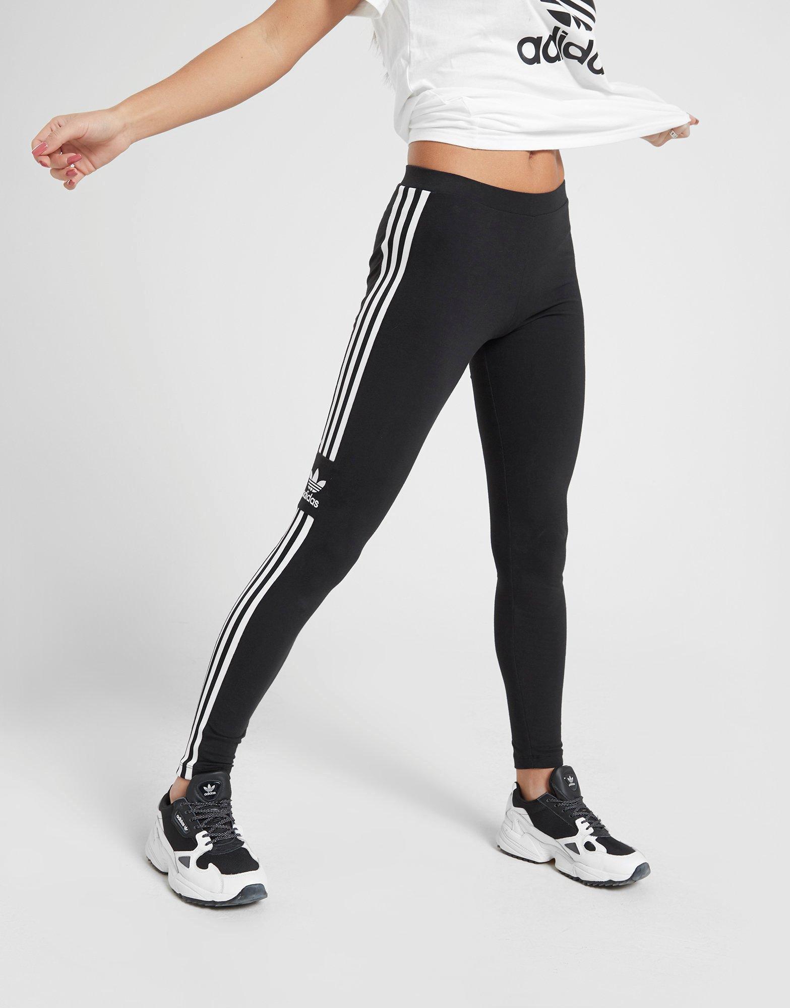 adidas leggings trefoil logo