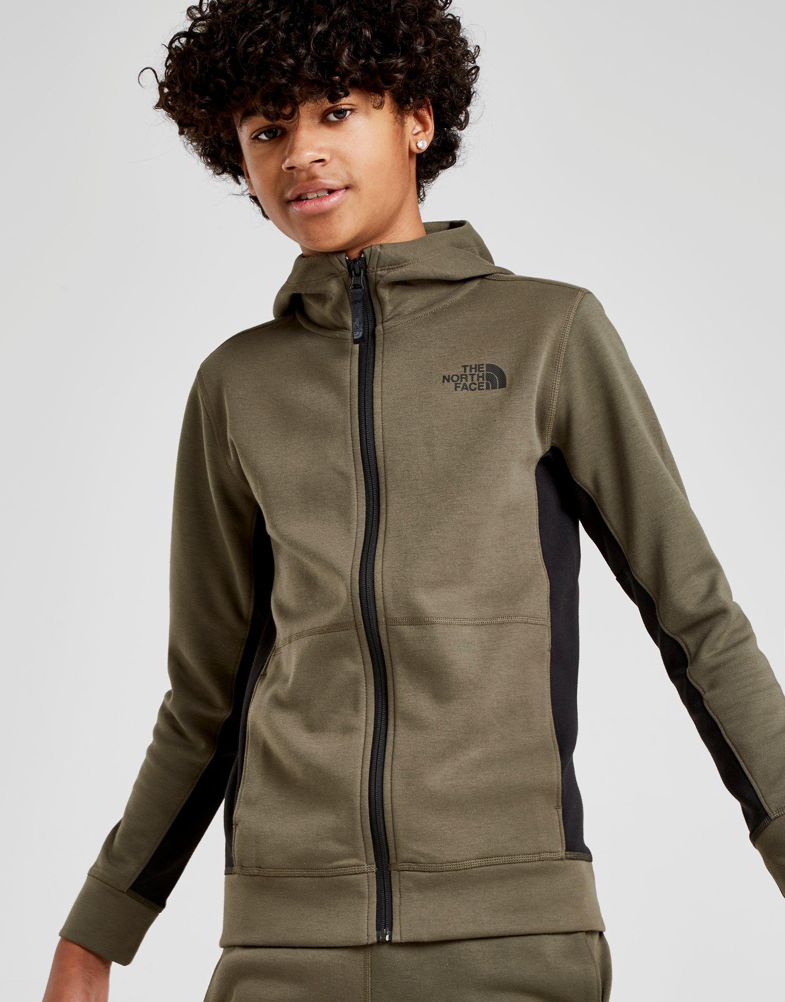 the north face slacker full zip hoodie junior