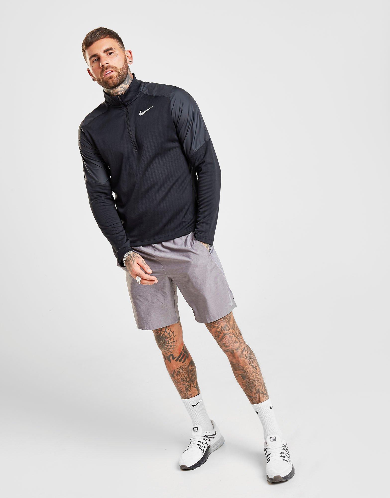 grey nike challenger shorts