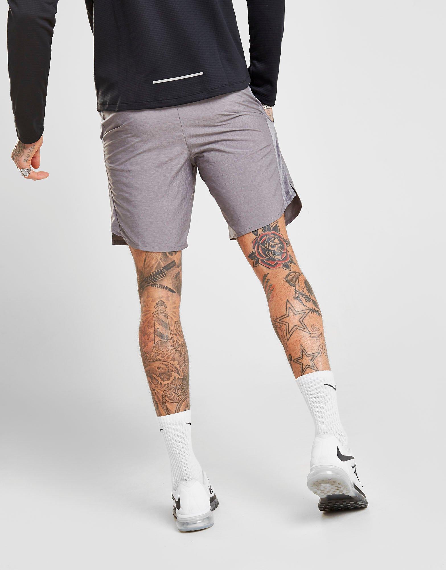 nike challenger 9 shorts grey