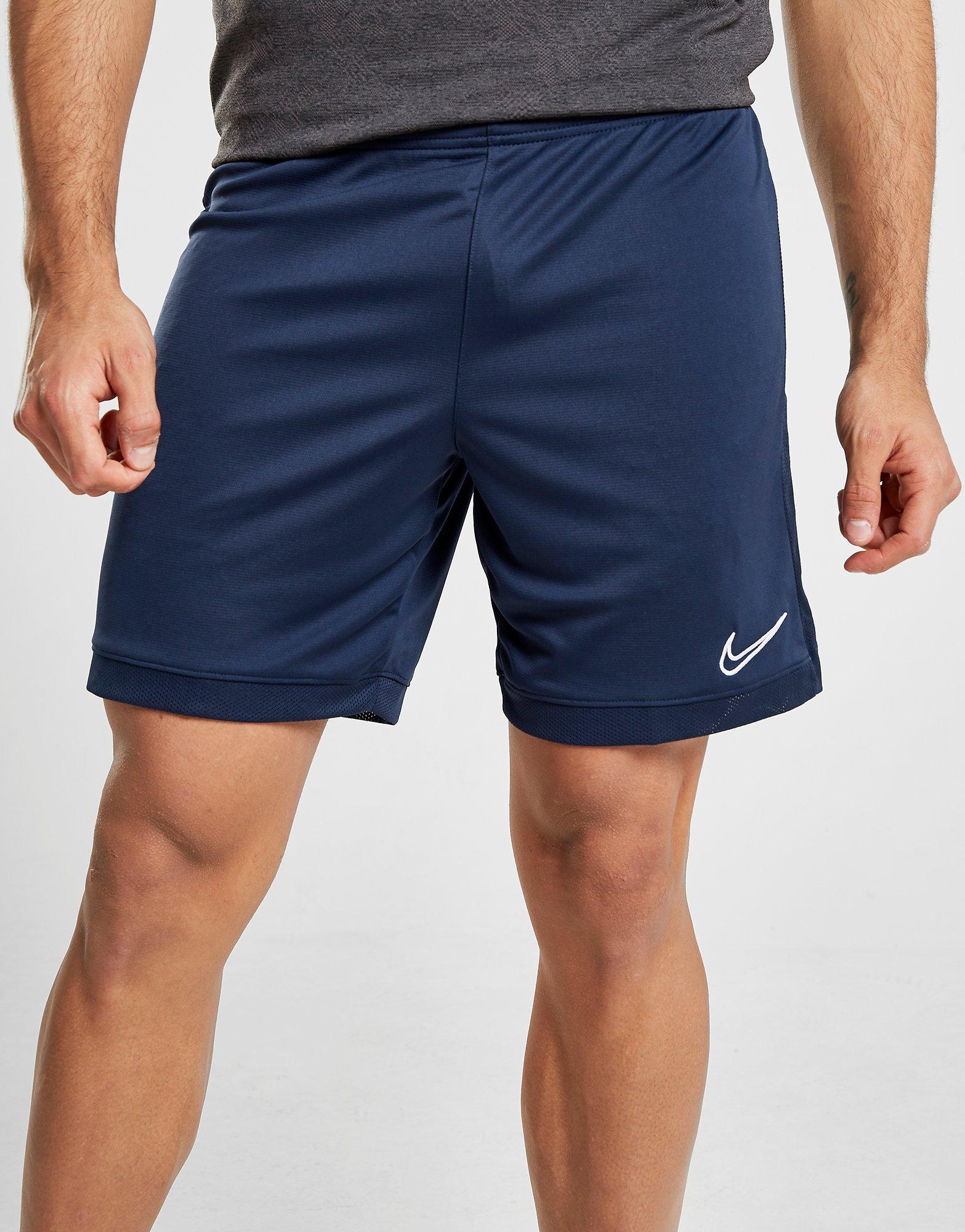 nike academy shorts blue