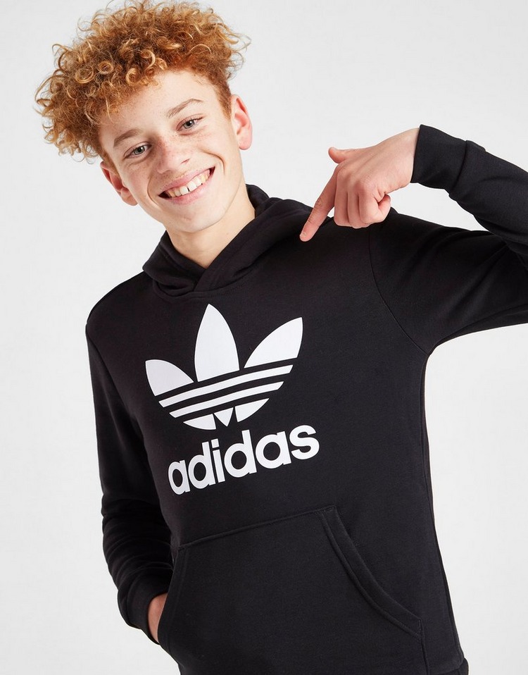 Acherter Noir adidas Originals Sweat à Capuche Trefoil