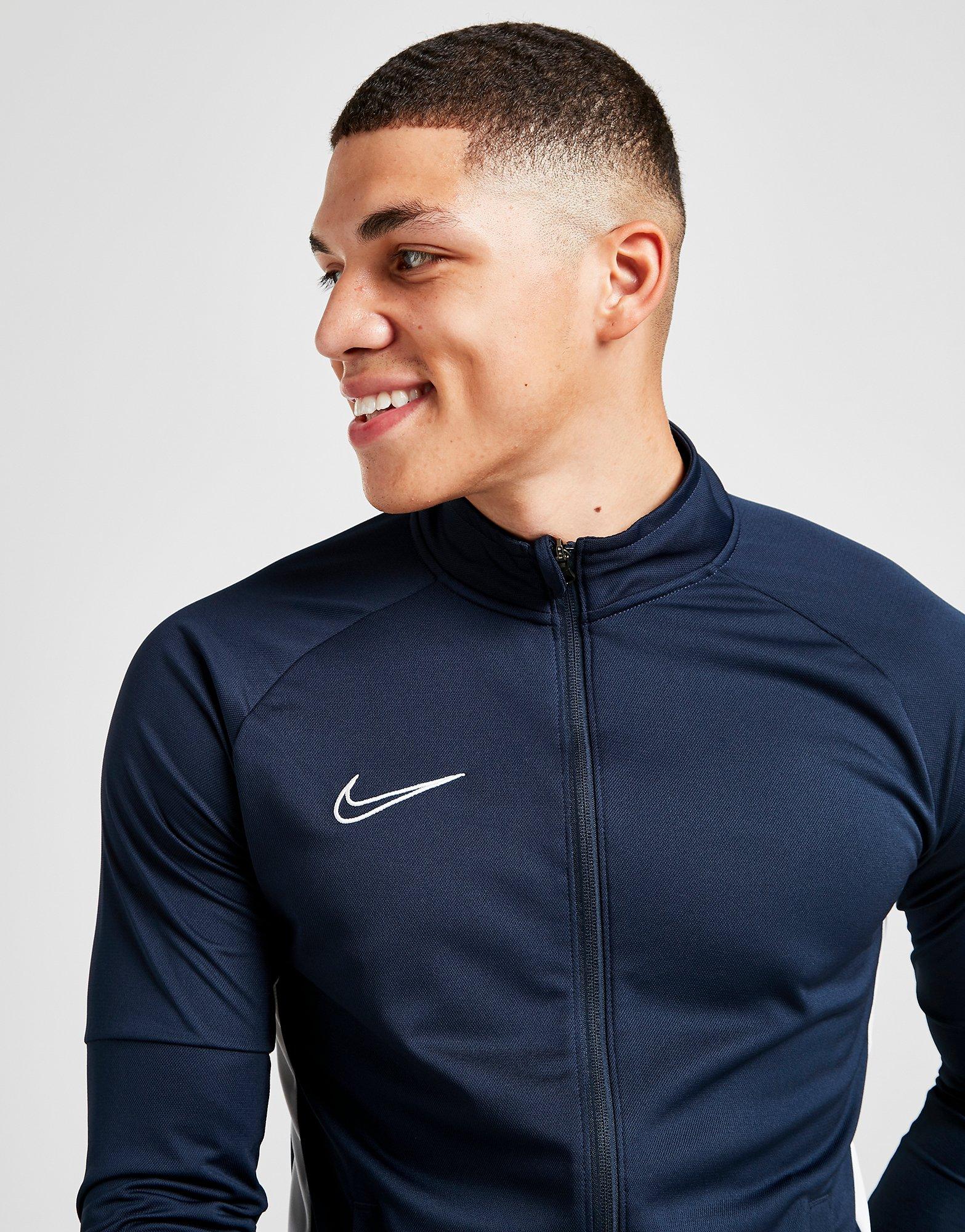 nike academy navy tracksuit