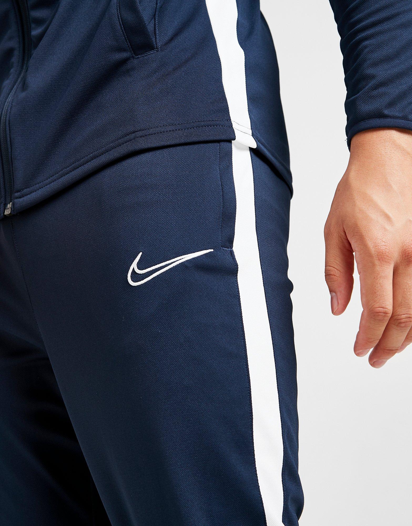 nike academy tracksuit navy