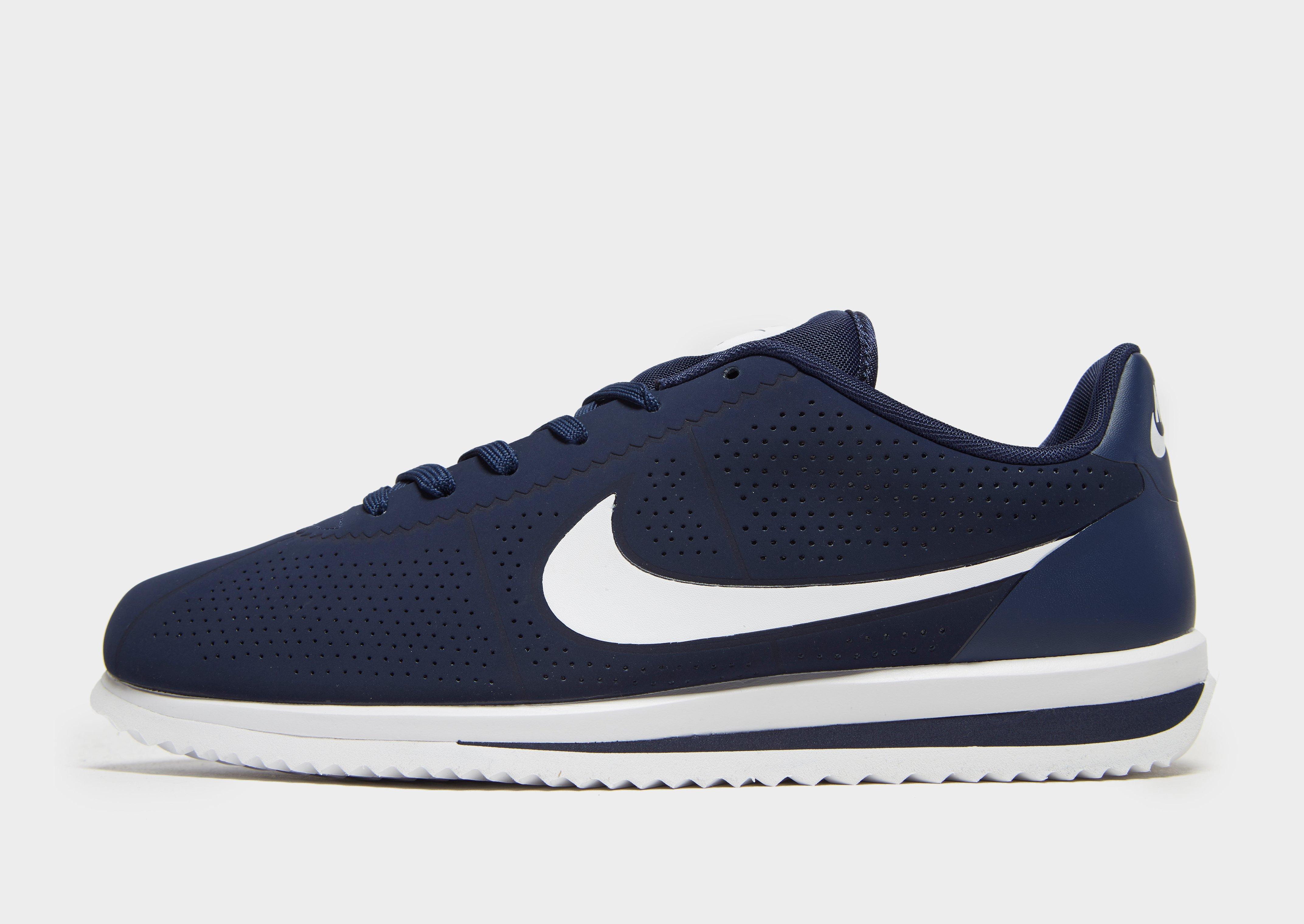 nike cortez blancas y azules