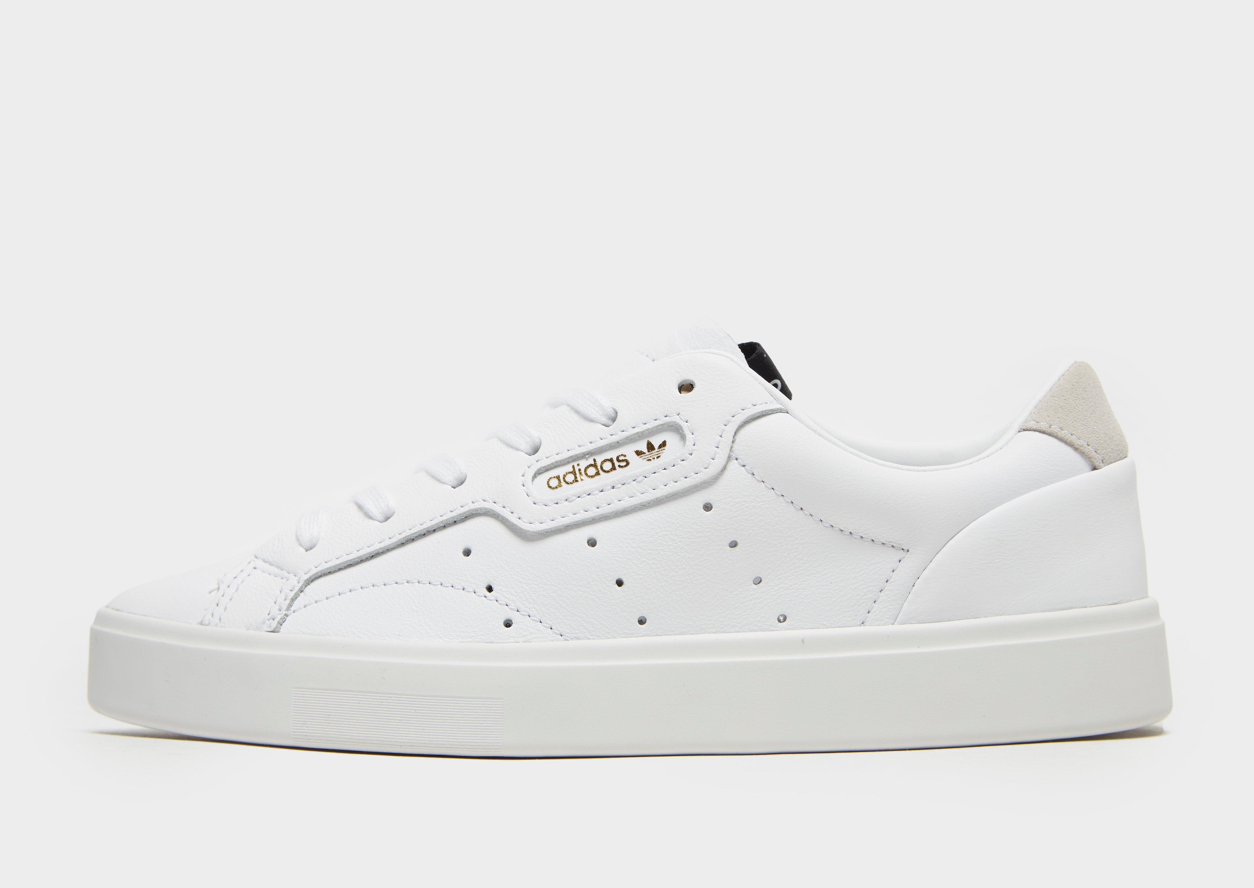 adidas sleek sneakers white