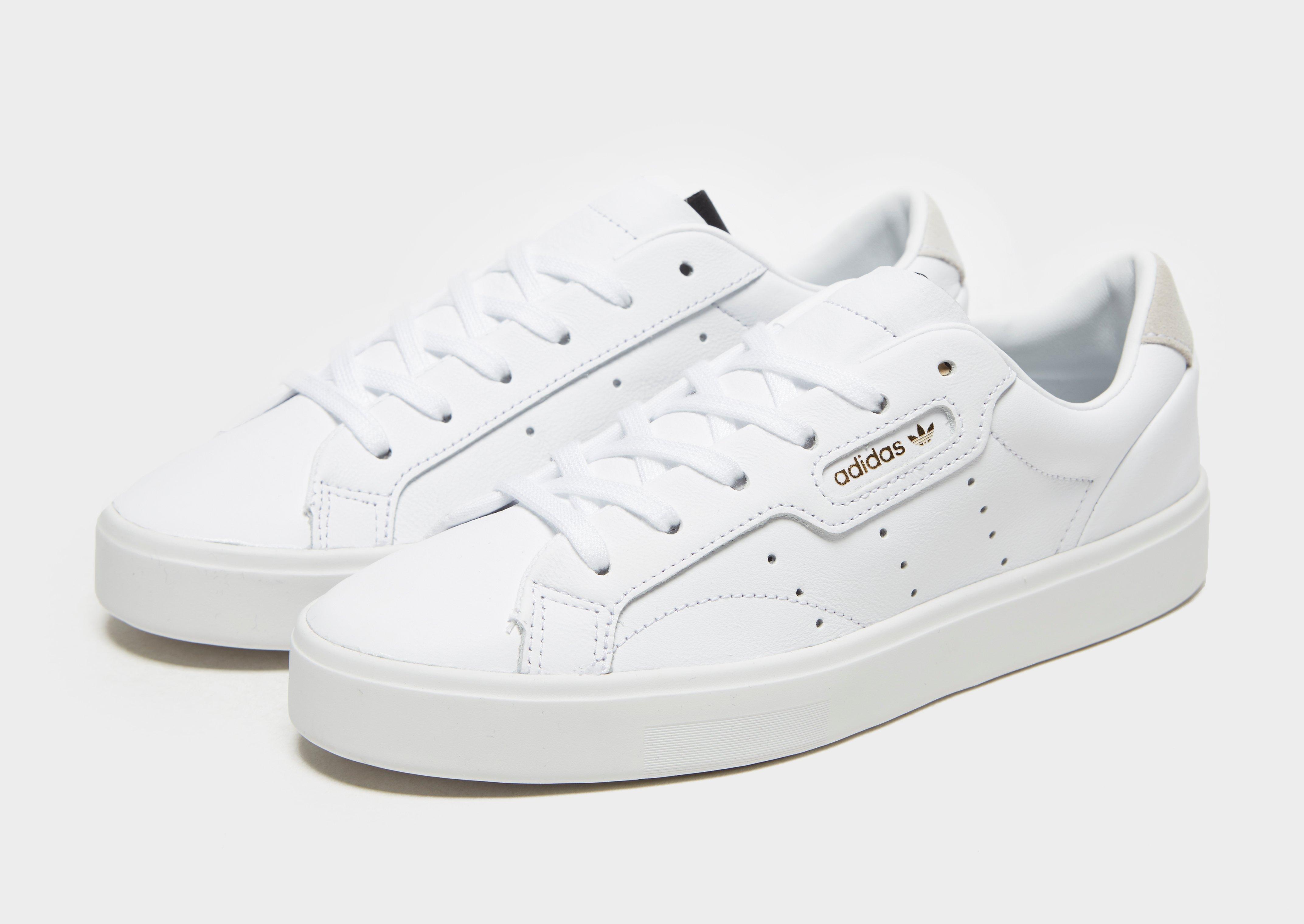 adidas original sleek trainers white