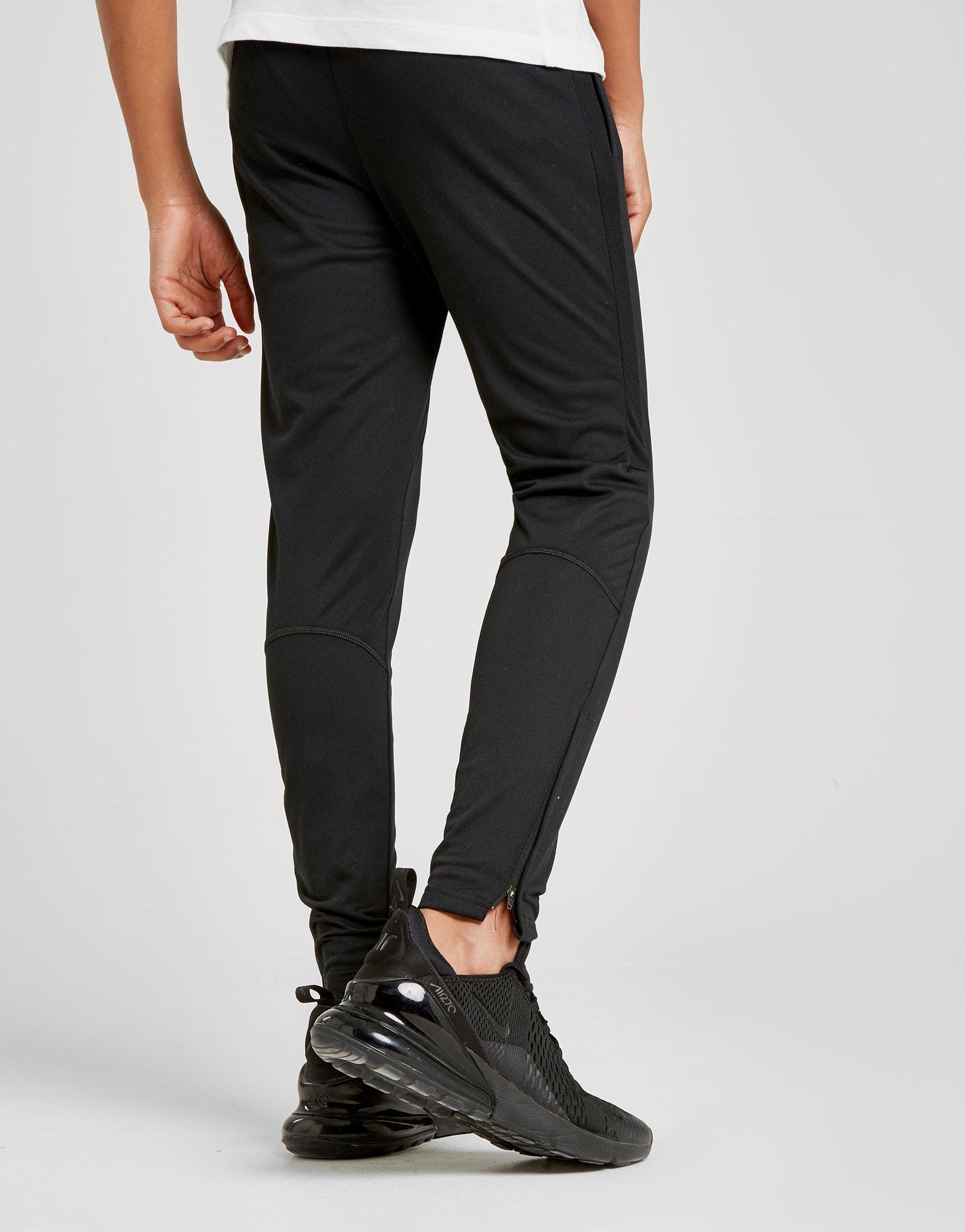 nike black academy track pant