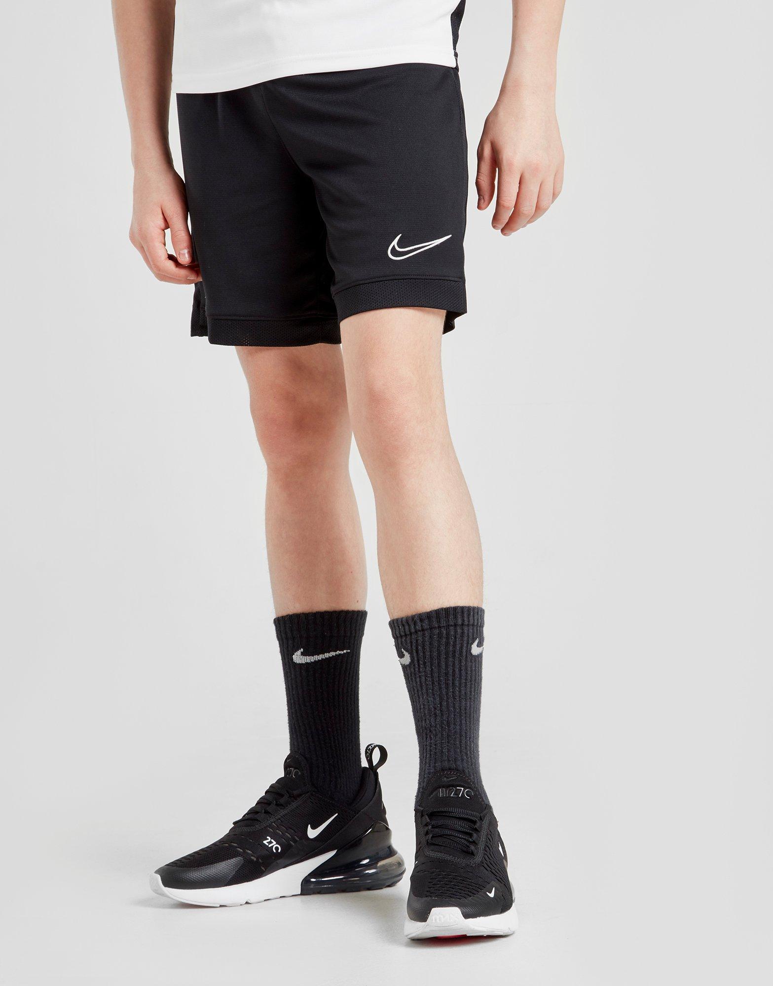 Black Nike Academy Shorts Junior | JD 