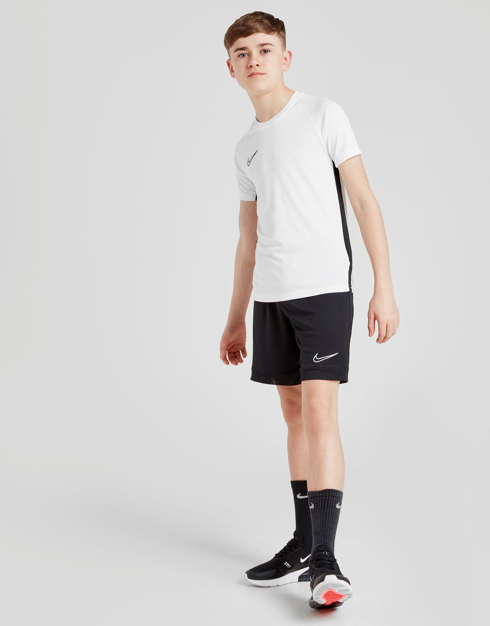 nike academy shorts junior grey