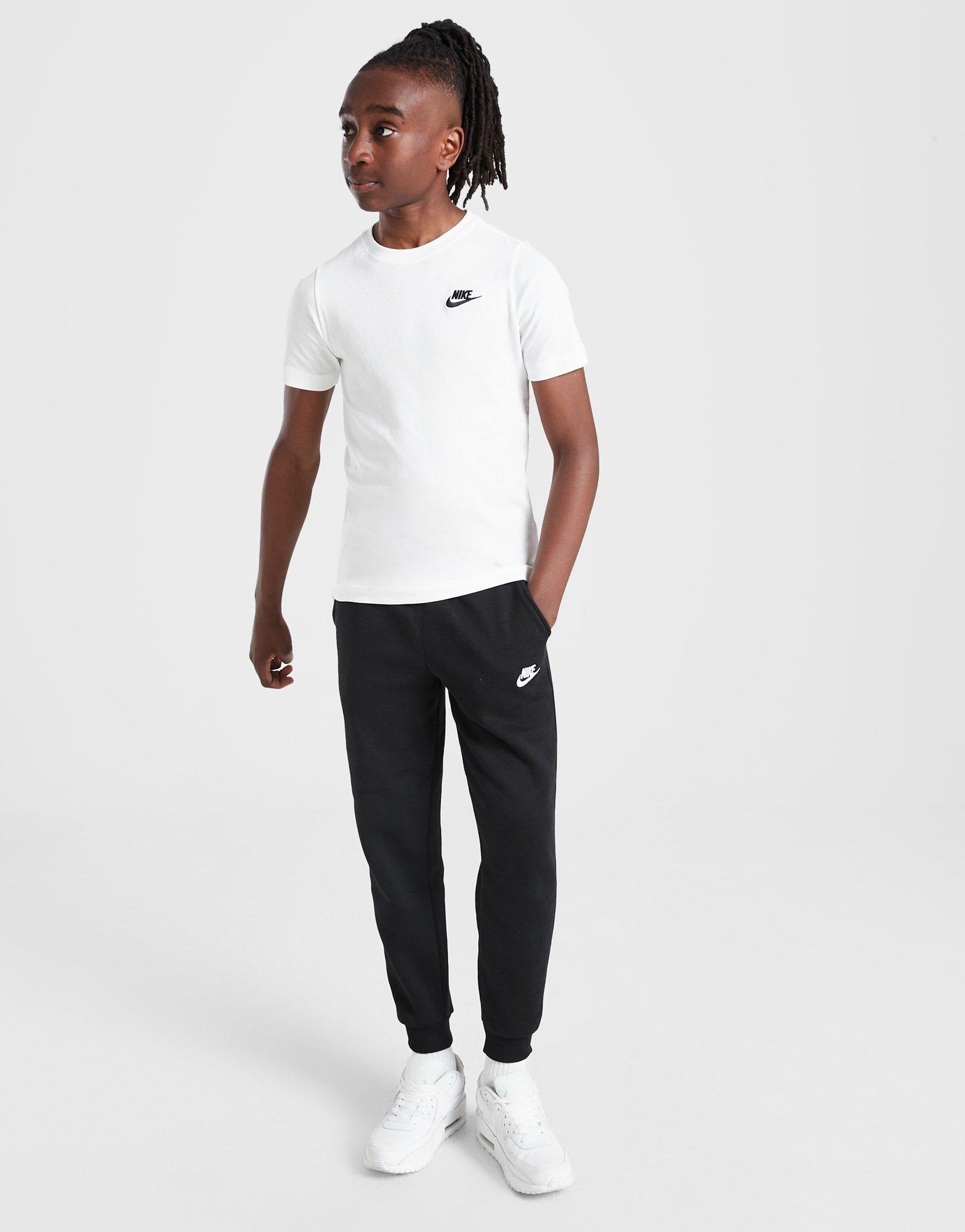 White Nike Small Logo T-Shirt Junior 