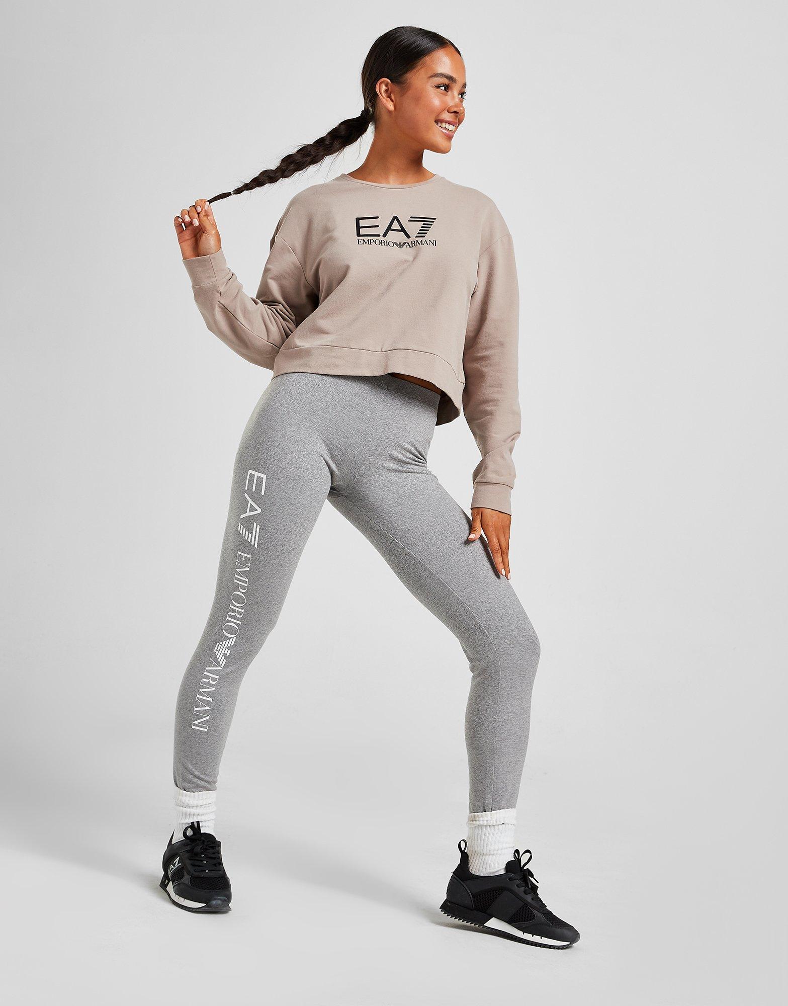 EA7 EMPORIO Logo-Print Leggings