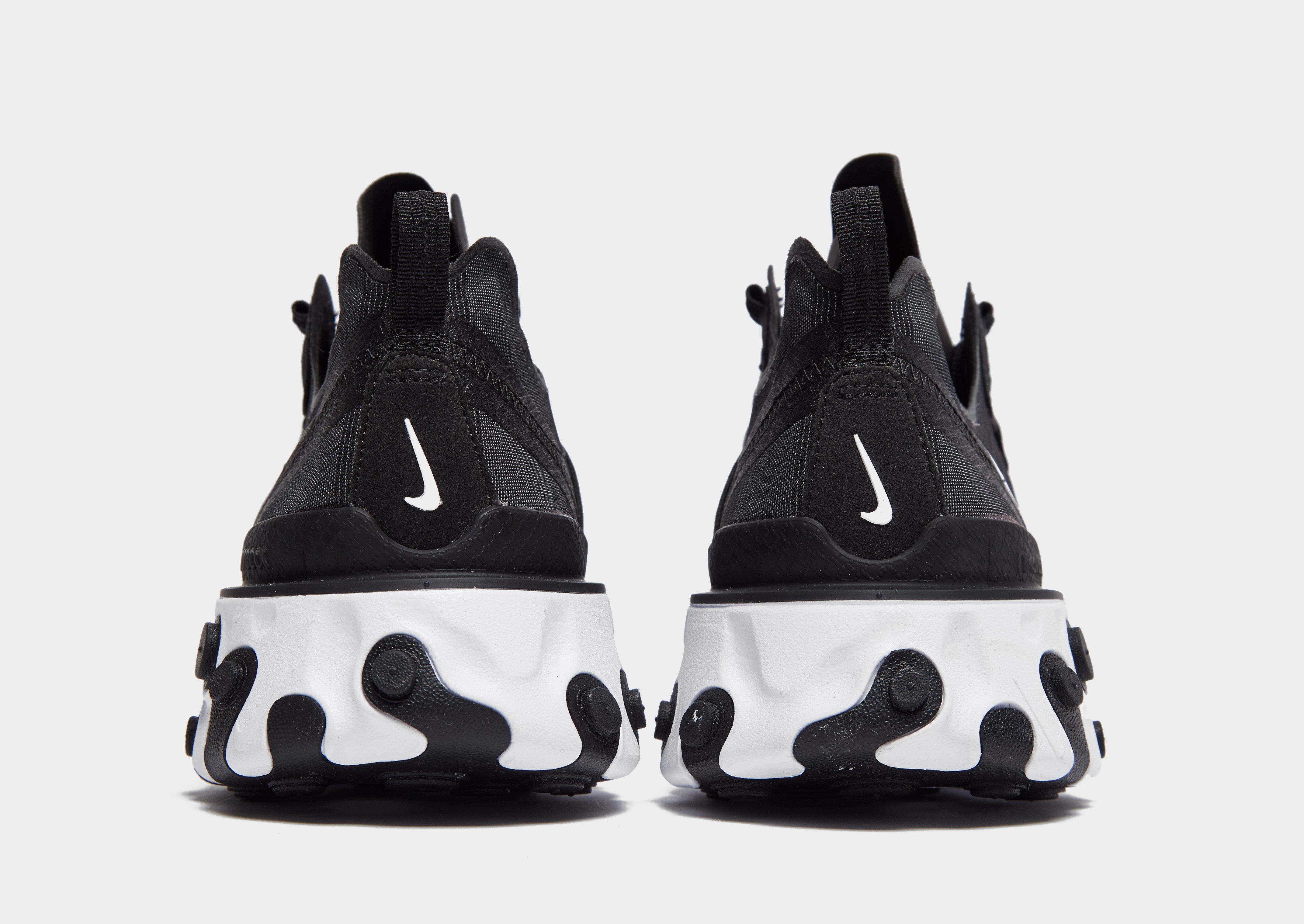 nike react element 96 bambino nere