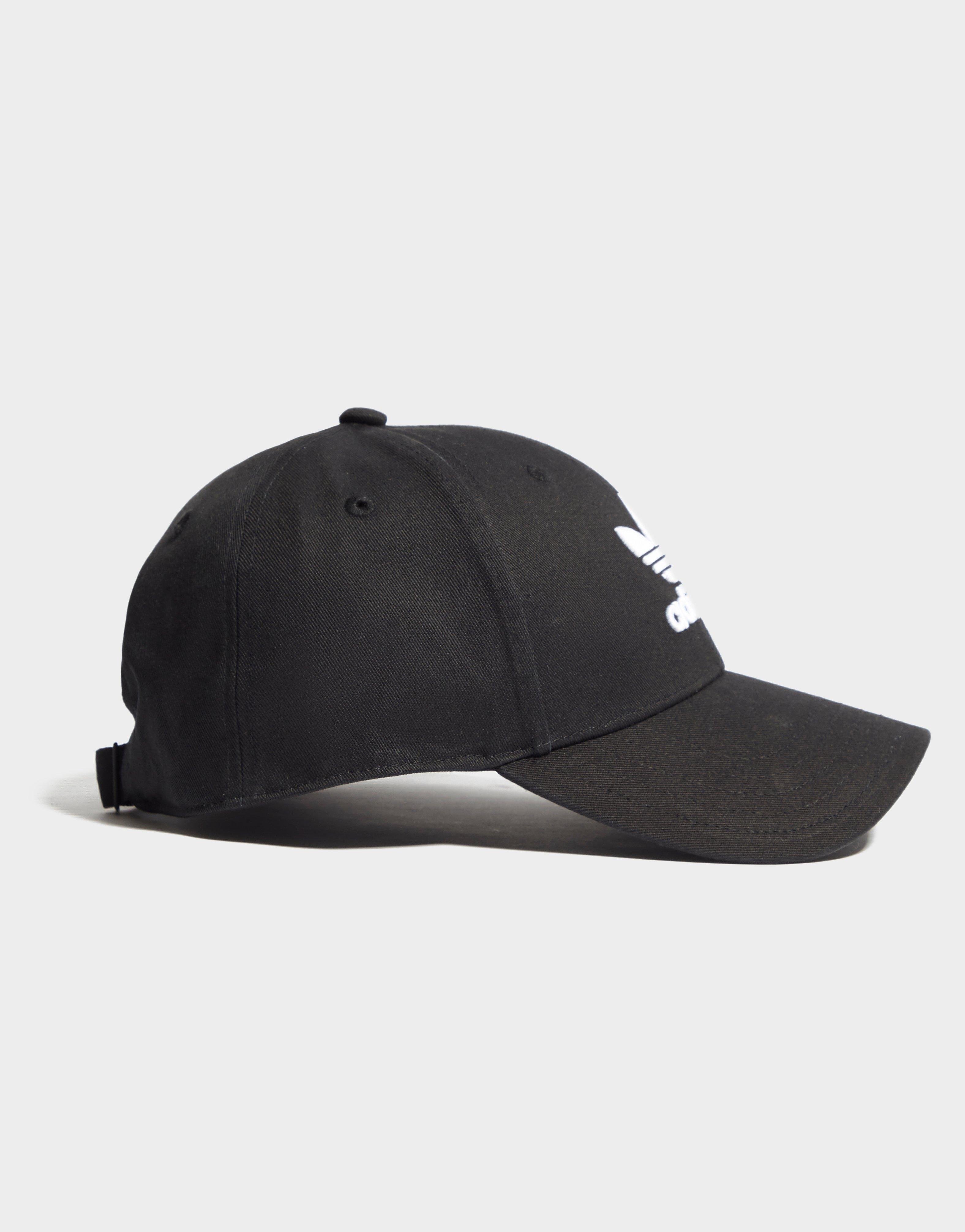 adidas trefoil cap black