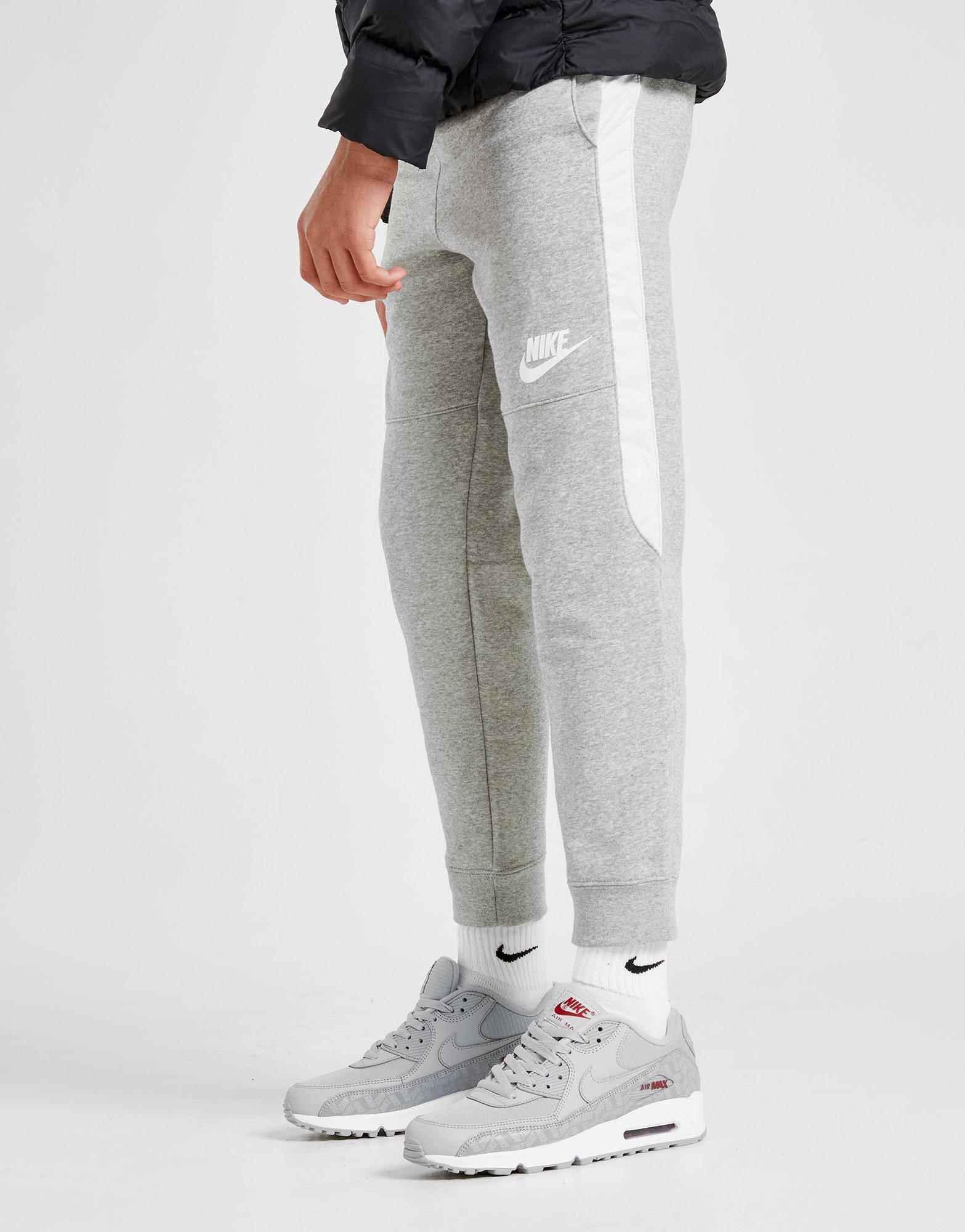 nike hybrid fleece joggers blue