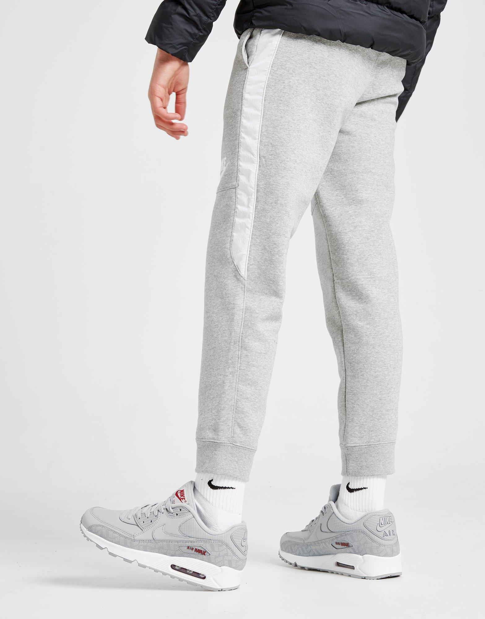 nike hybrid fleece joggers grey