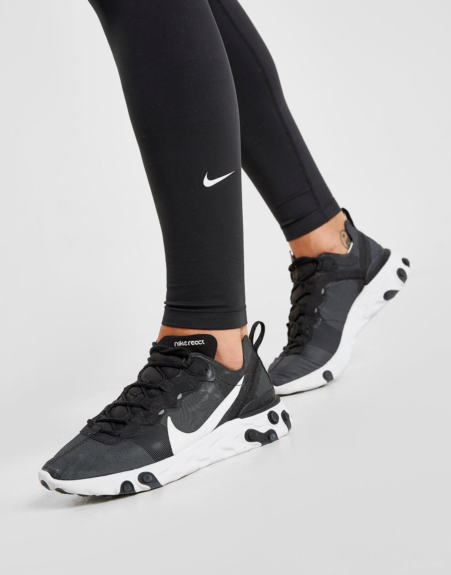nike training one tights black