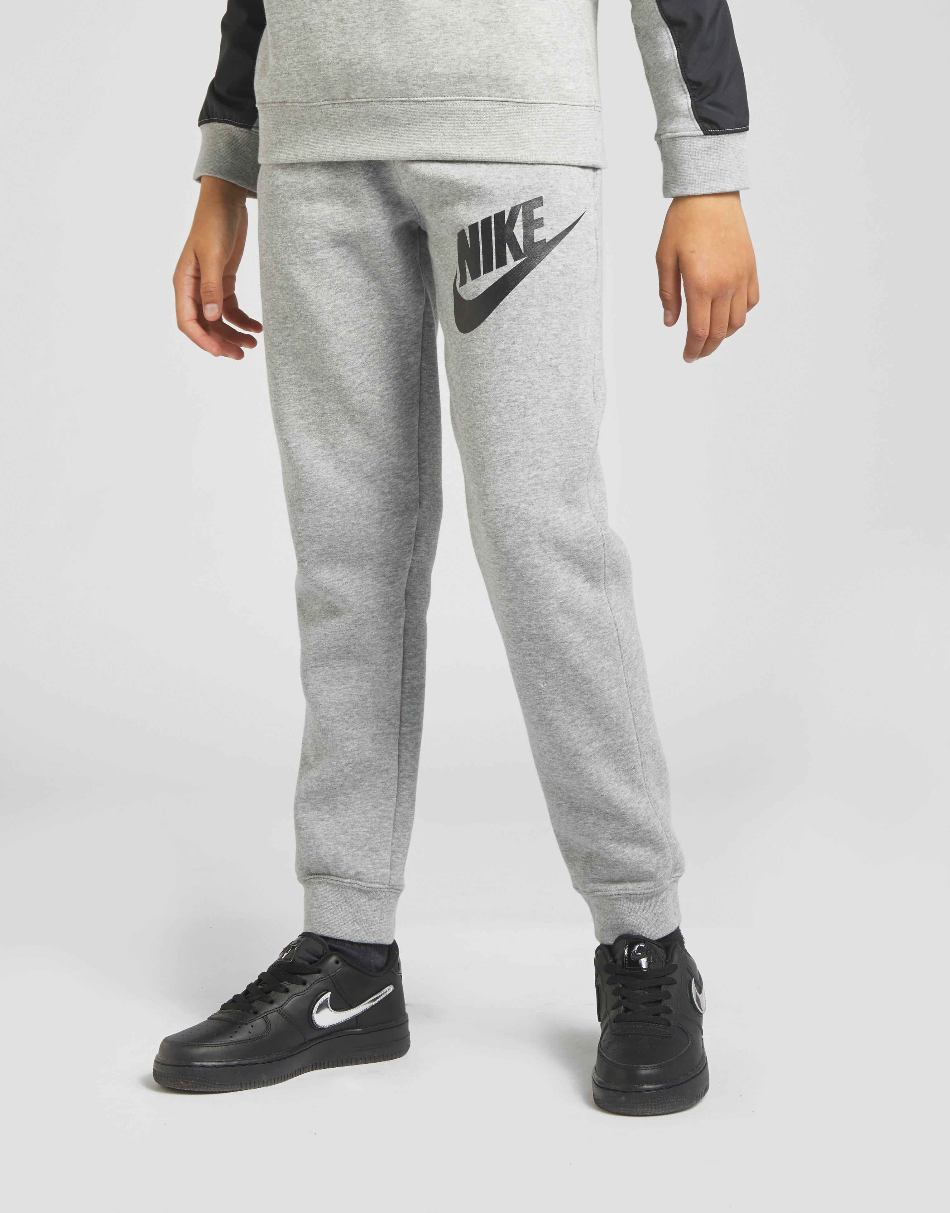 nike hybrid fleece joggers grey