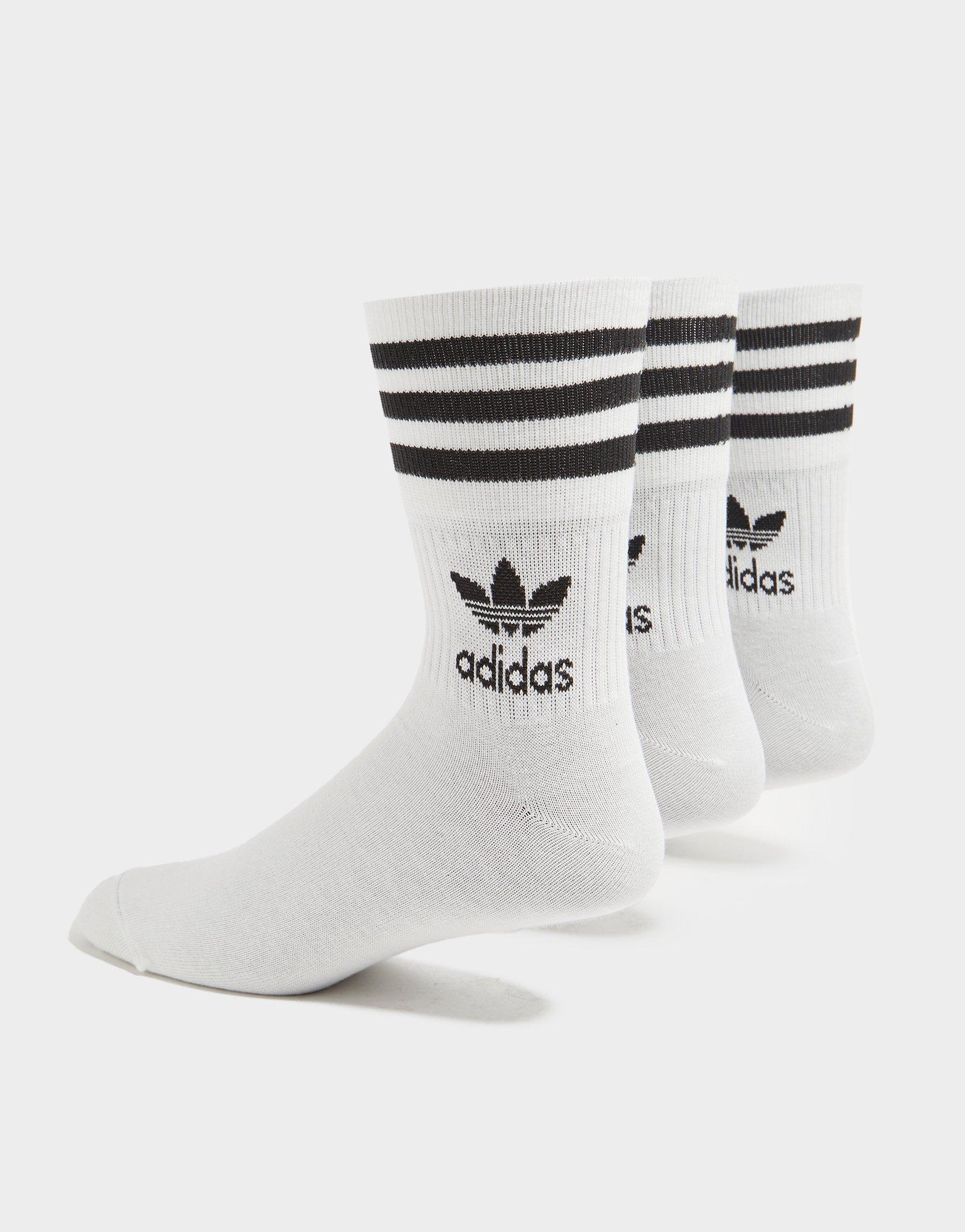 Creo que lana atención adidas Originals calcetines 3 Pack Solid Crew en | JD Sports España