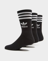adidas Originals 3 Pack Solid Crew Socken Herren