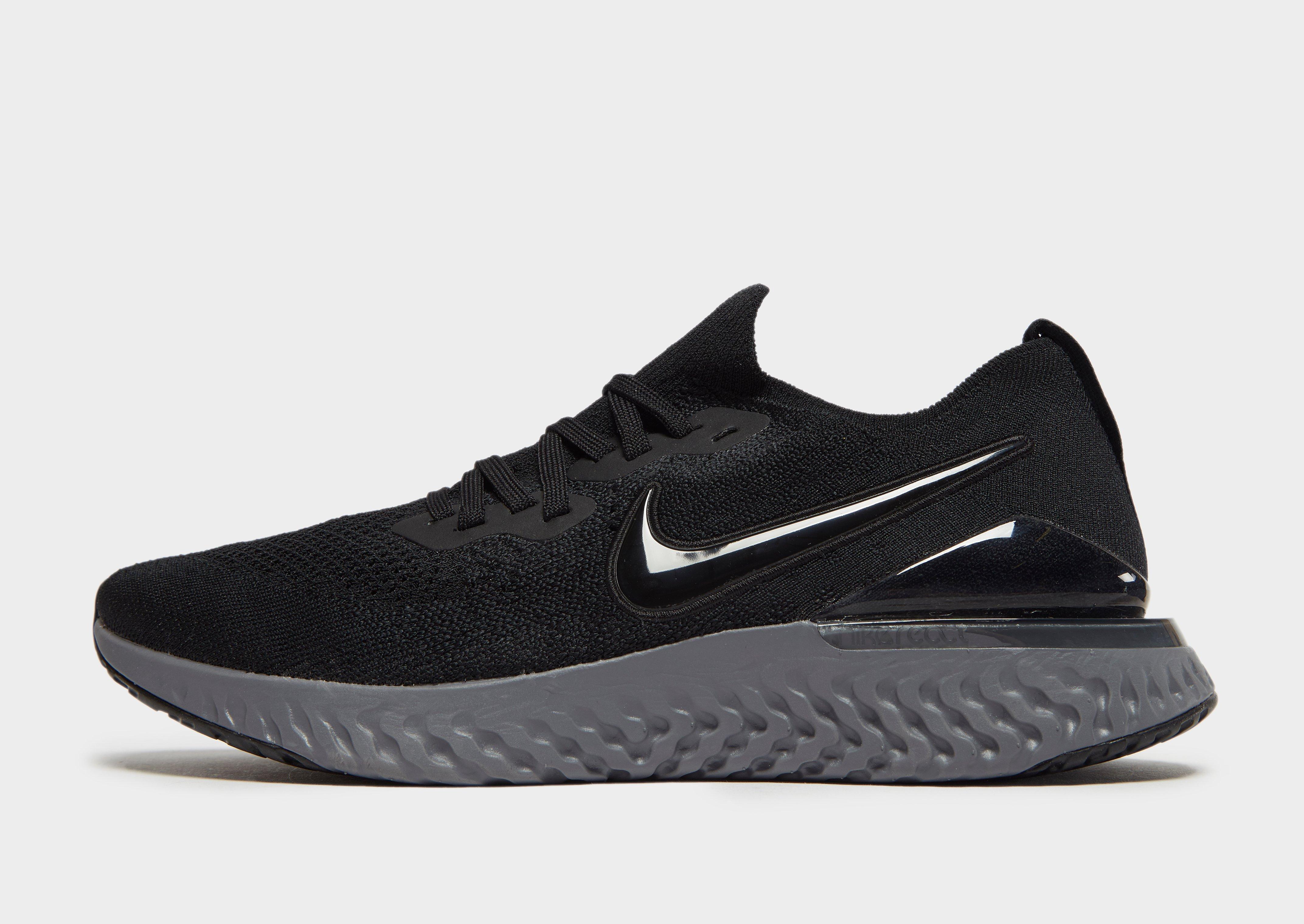 nike react flyknit 2 black