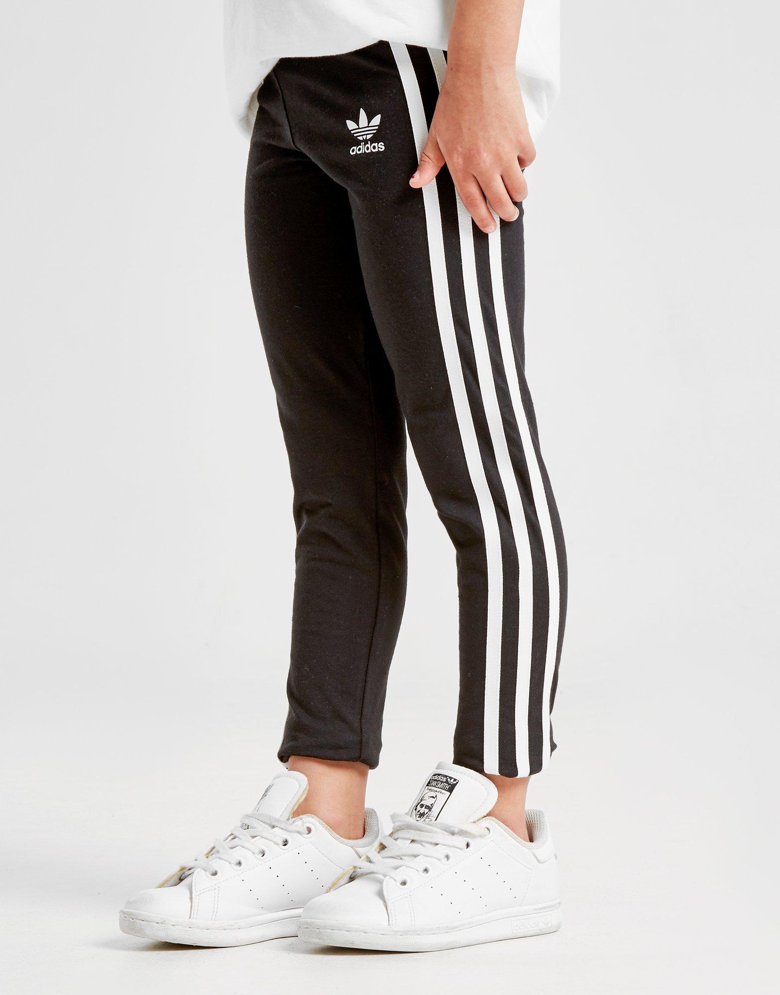 adidas 3 stripe leggings kids