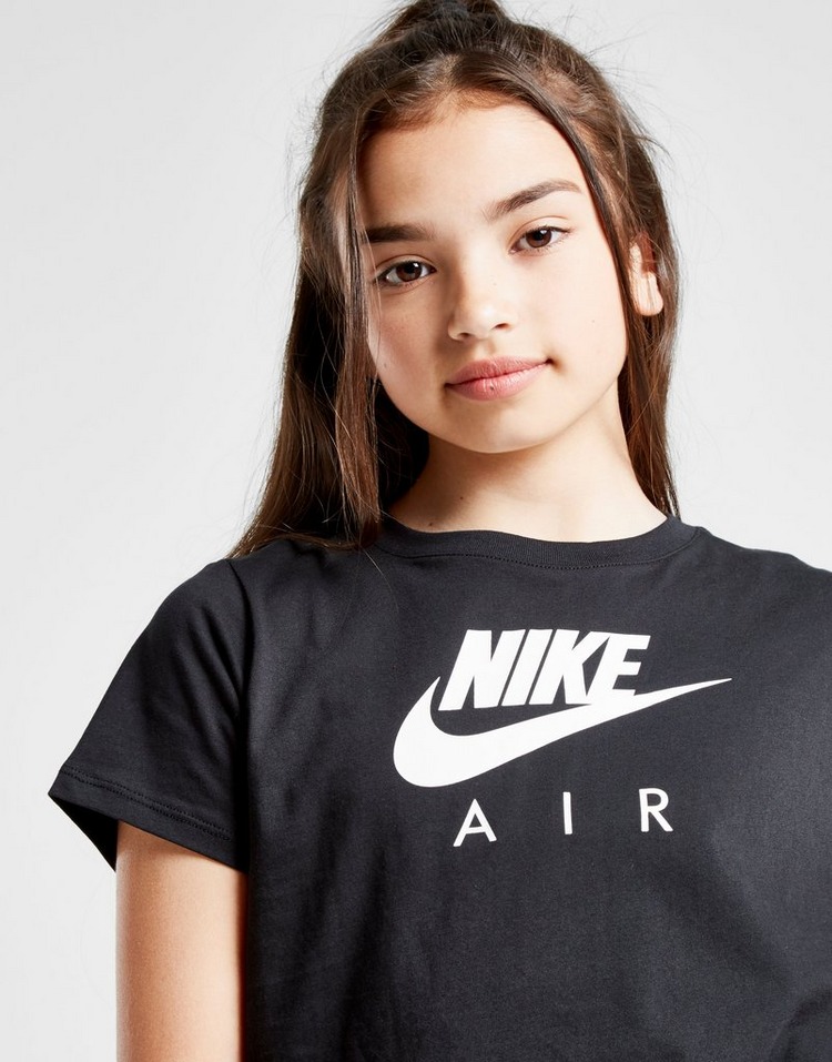 Buy Black Nike Air Girls' Crop TShirt Junior JD Sports JD Sports Ireland