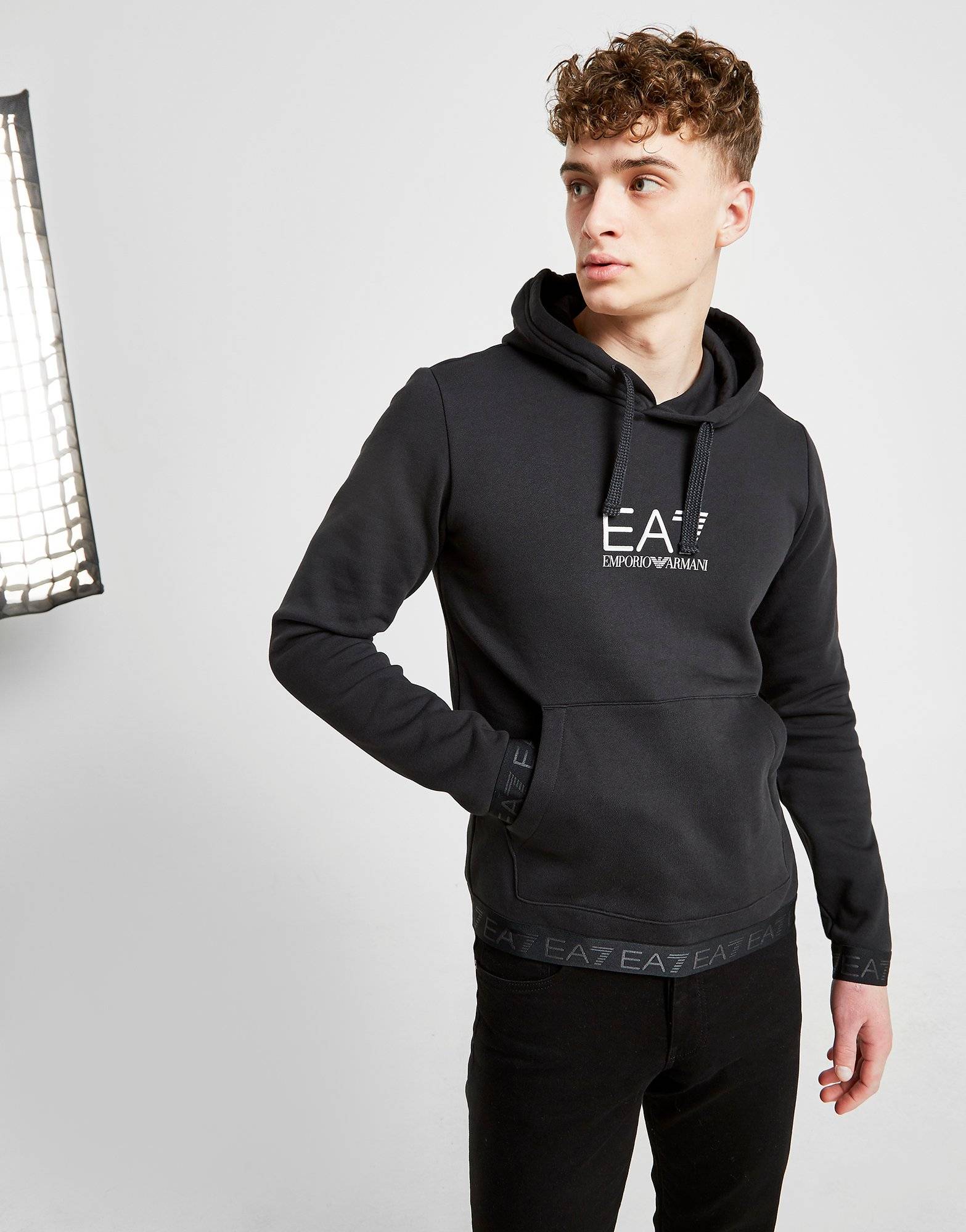 Emporio armani ea7 overhead hotsell tape hoodie