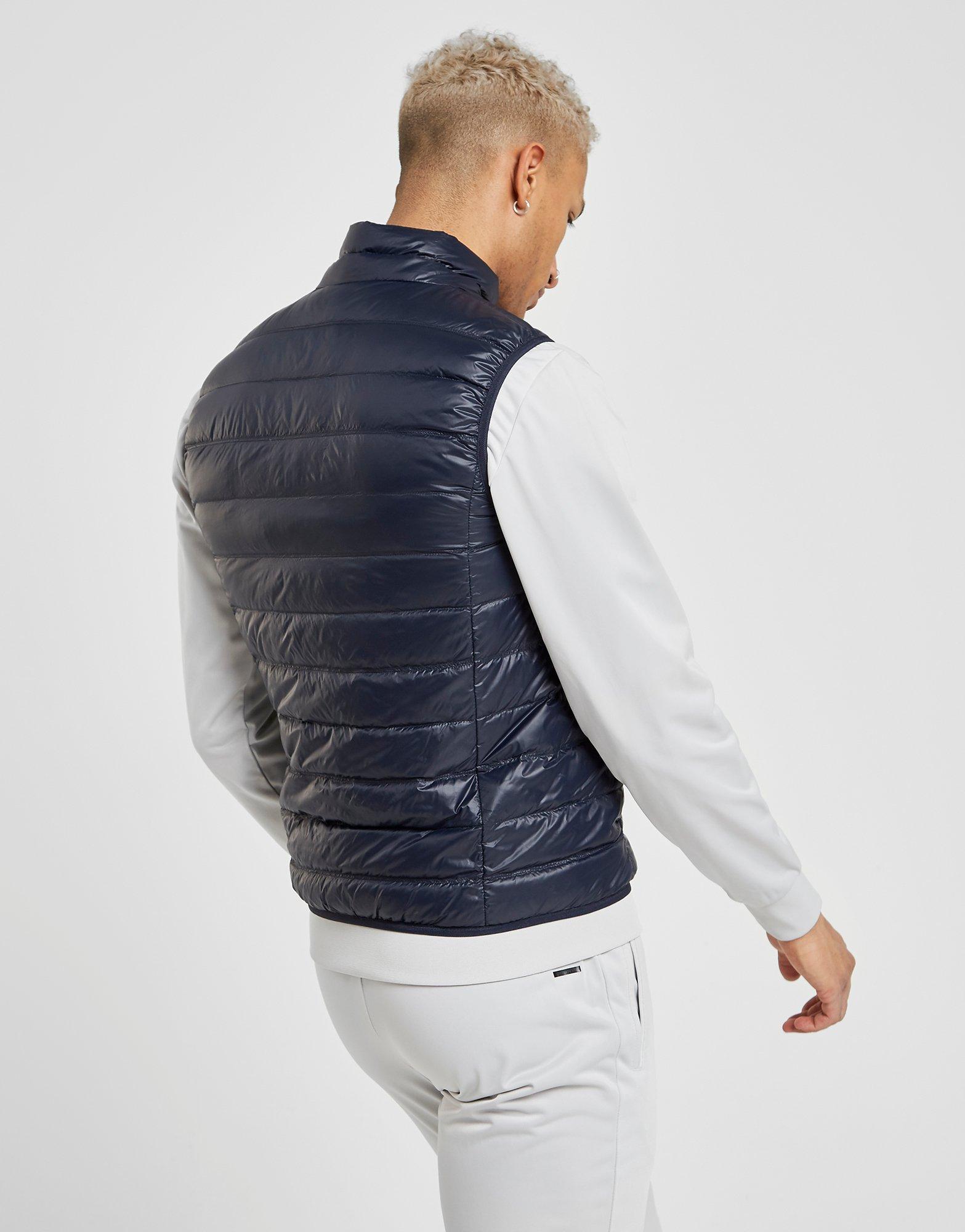 ea7 core hooded padded gilet