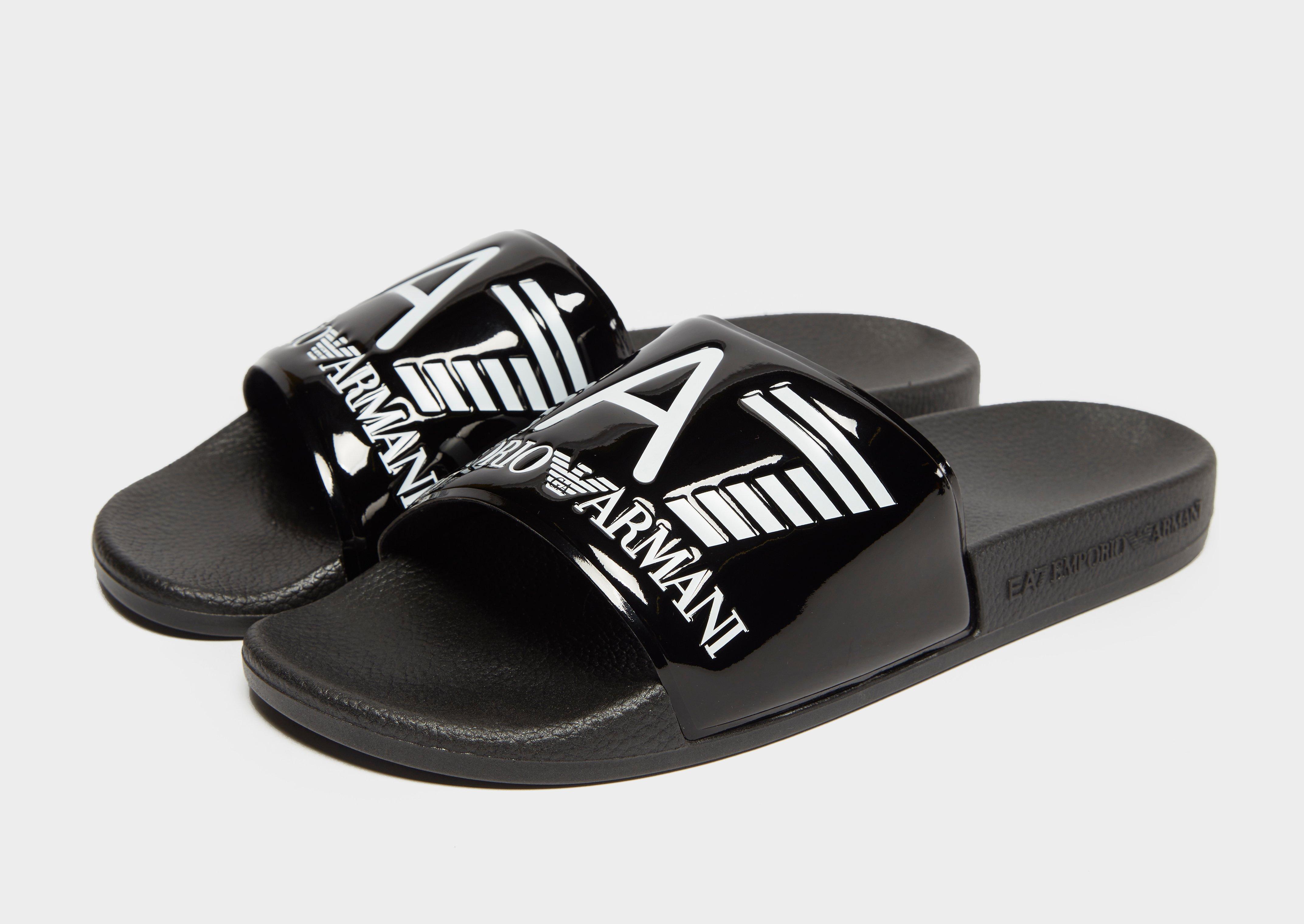 womens armani sliders