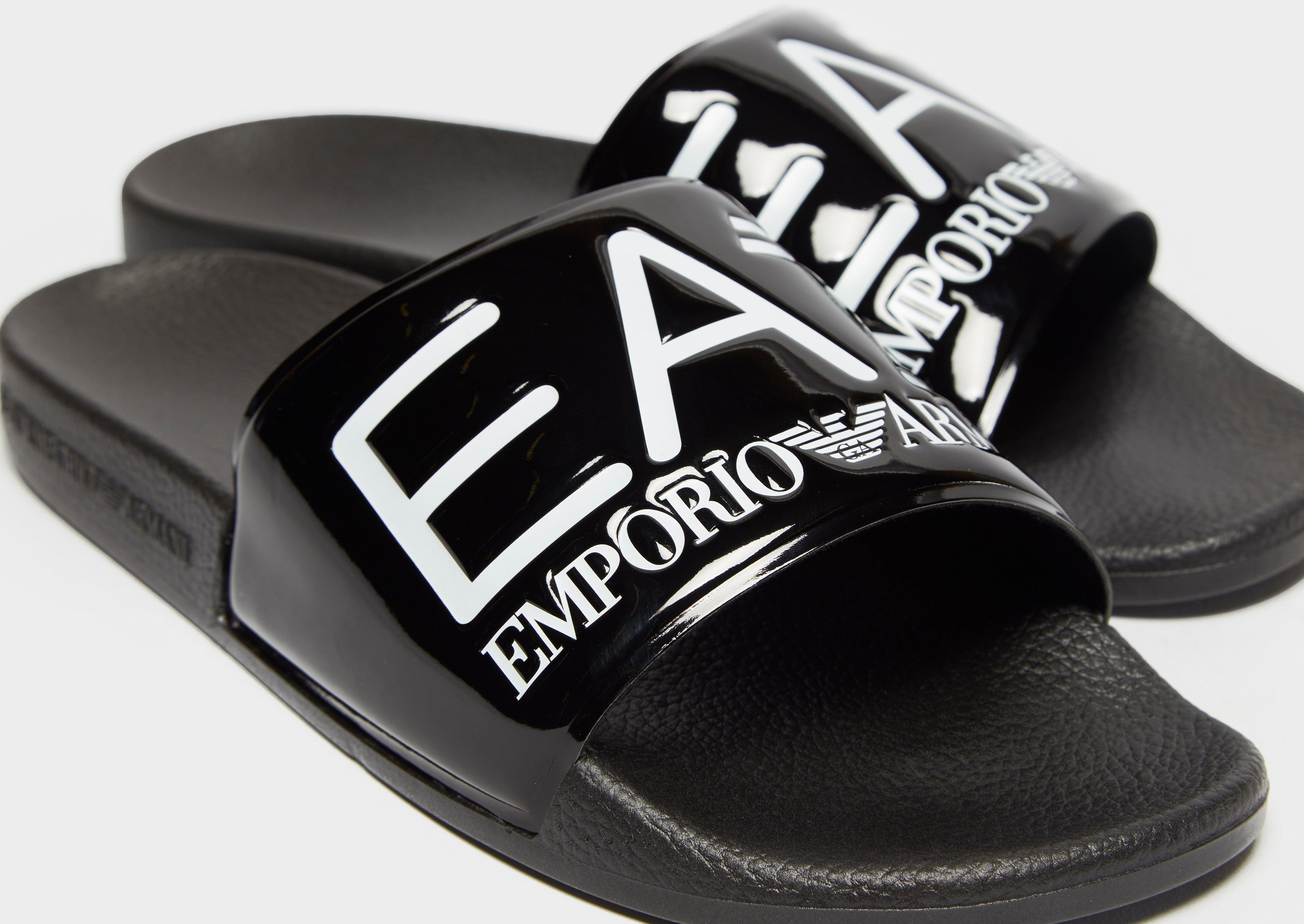 mens ea7 sliders