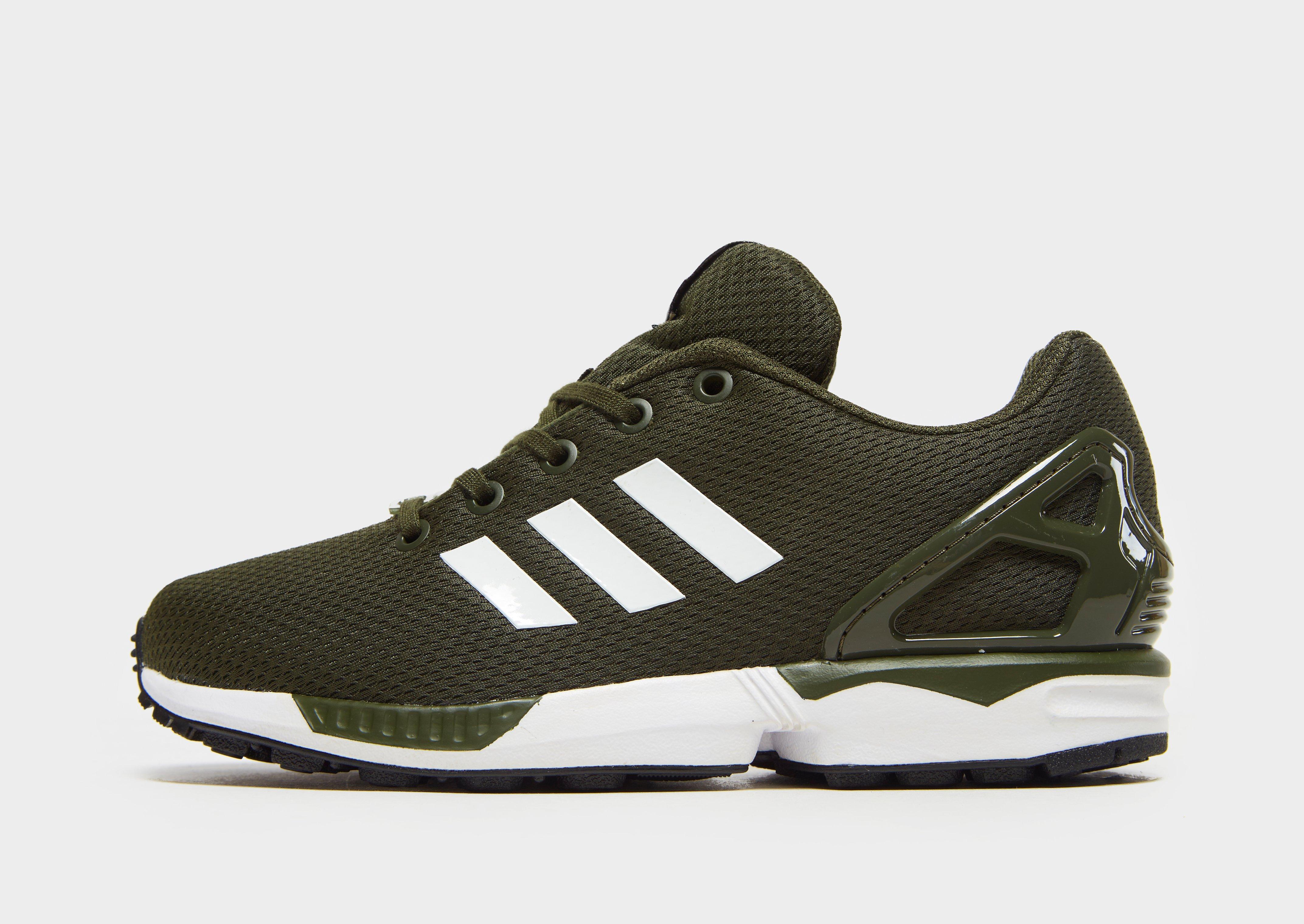 adidas zx flux black and green
