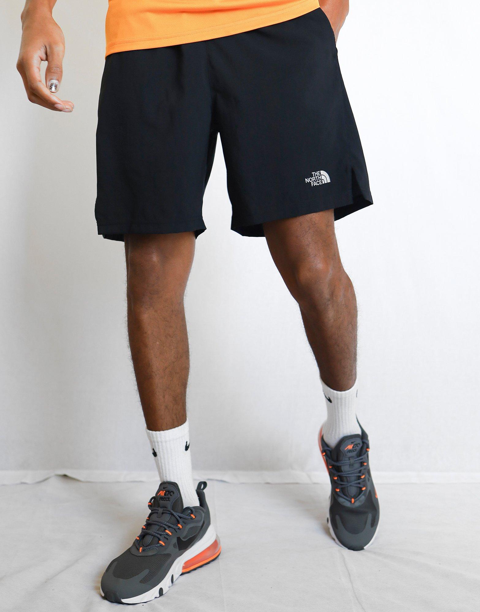 north face shorts with liner