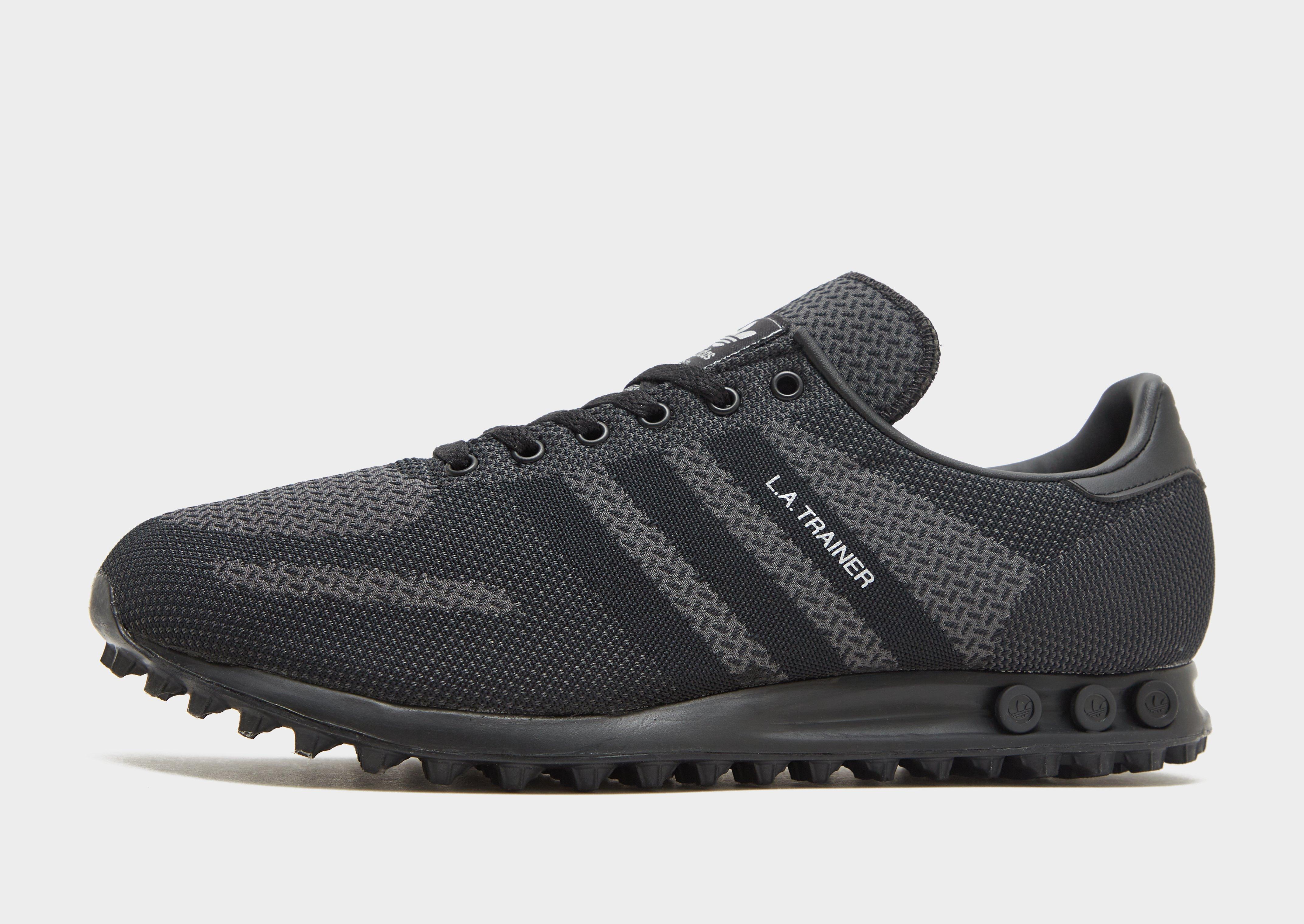 Buy Black adidas Originals LA Trainer Woven | JD Sports