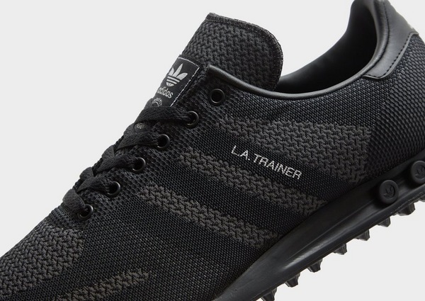 Black Adidas Originals La Trainer Woven Jd Sports