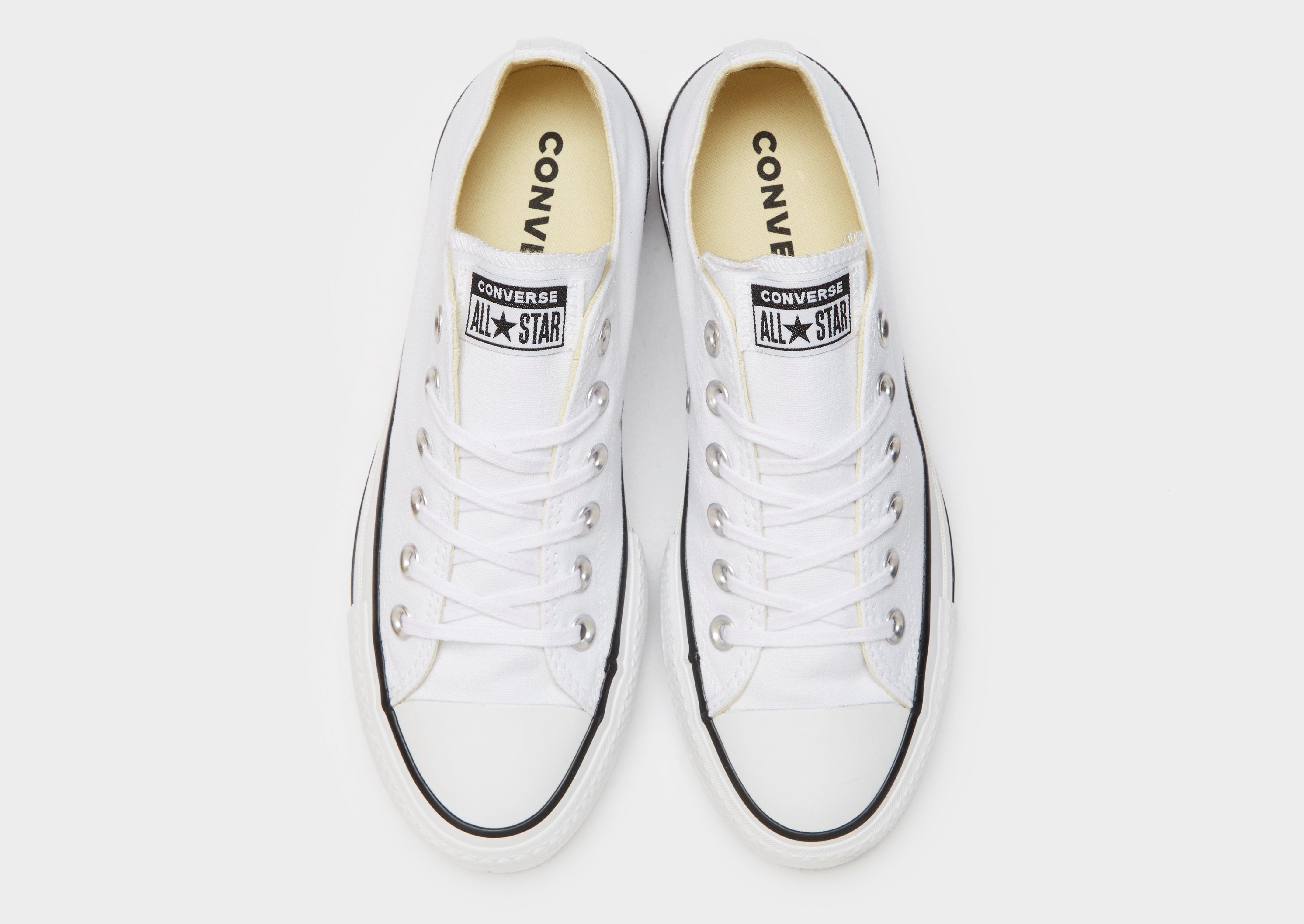 converse blancas con raya negra