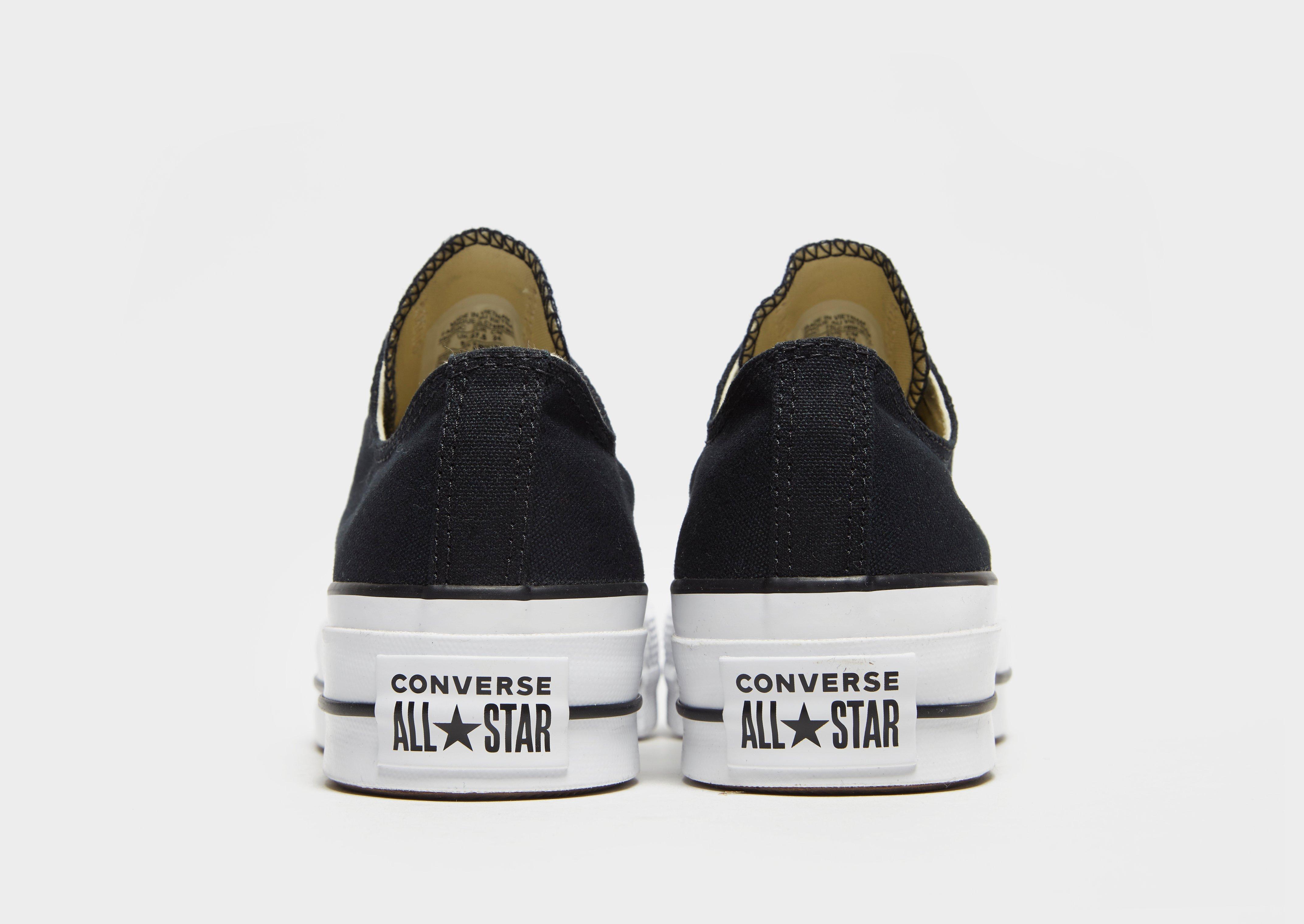 converse w all star ox platform canvas