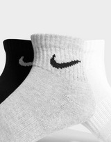Nike Pack de 3 pares de meias Lightweight Quarter