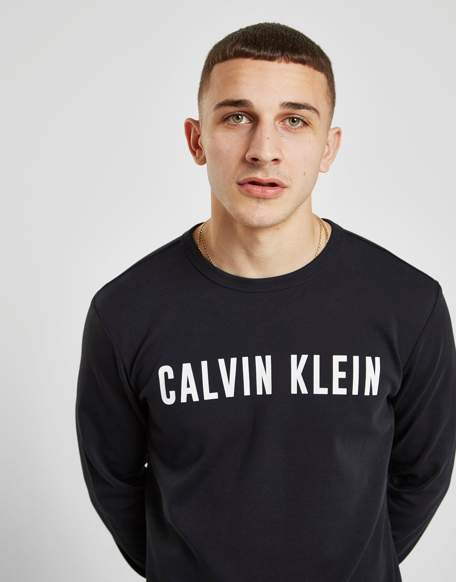 calvin klein men's long sleeve shirts