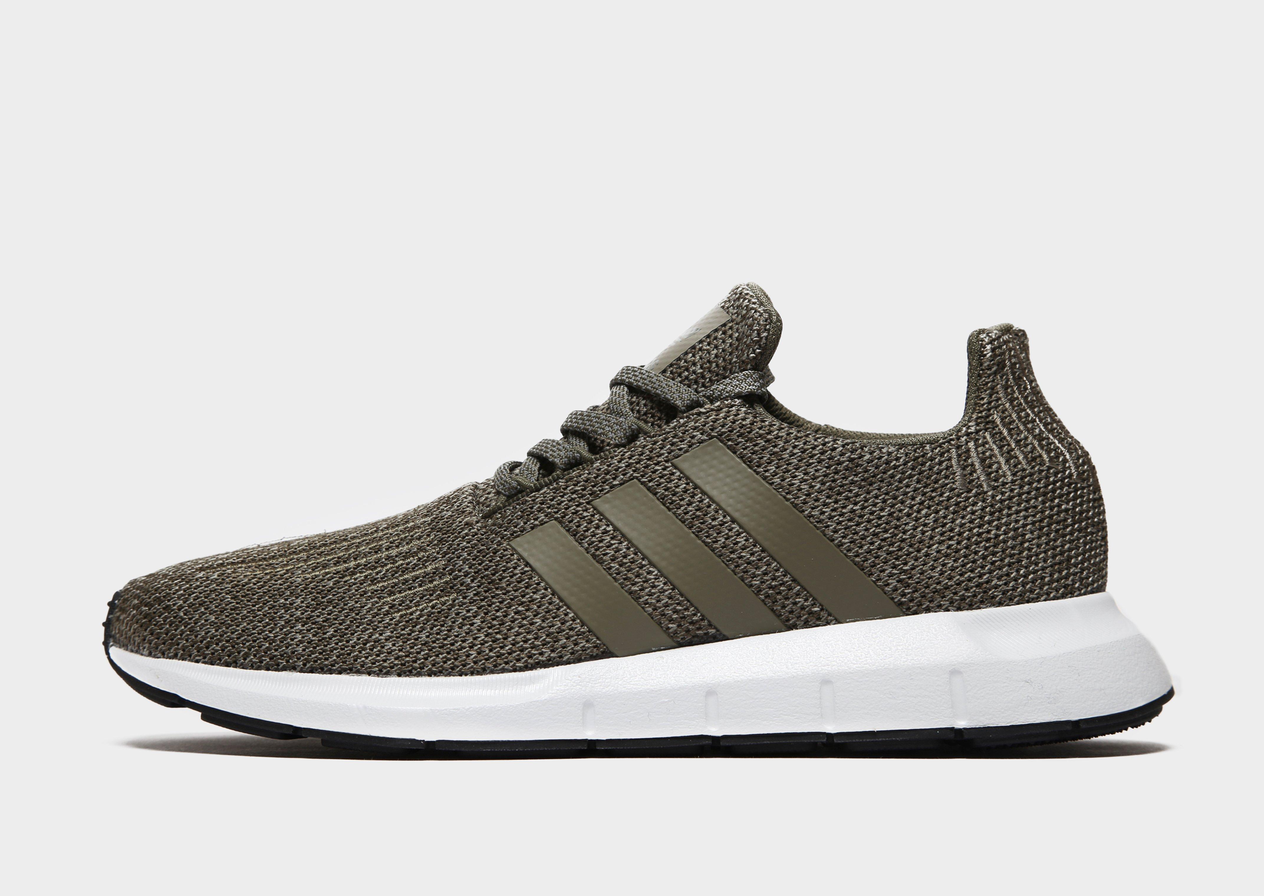 adidas originals swift run trainers in khaki