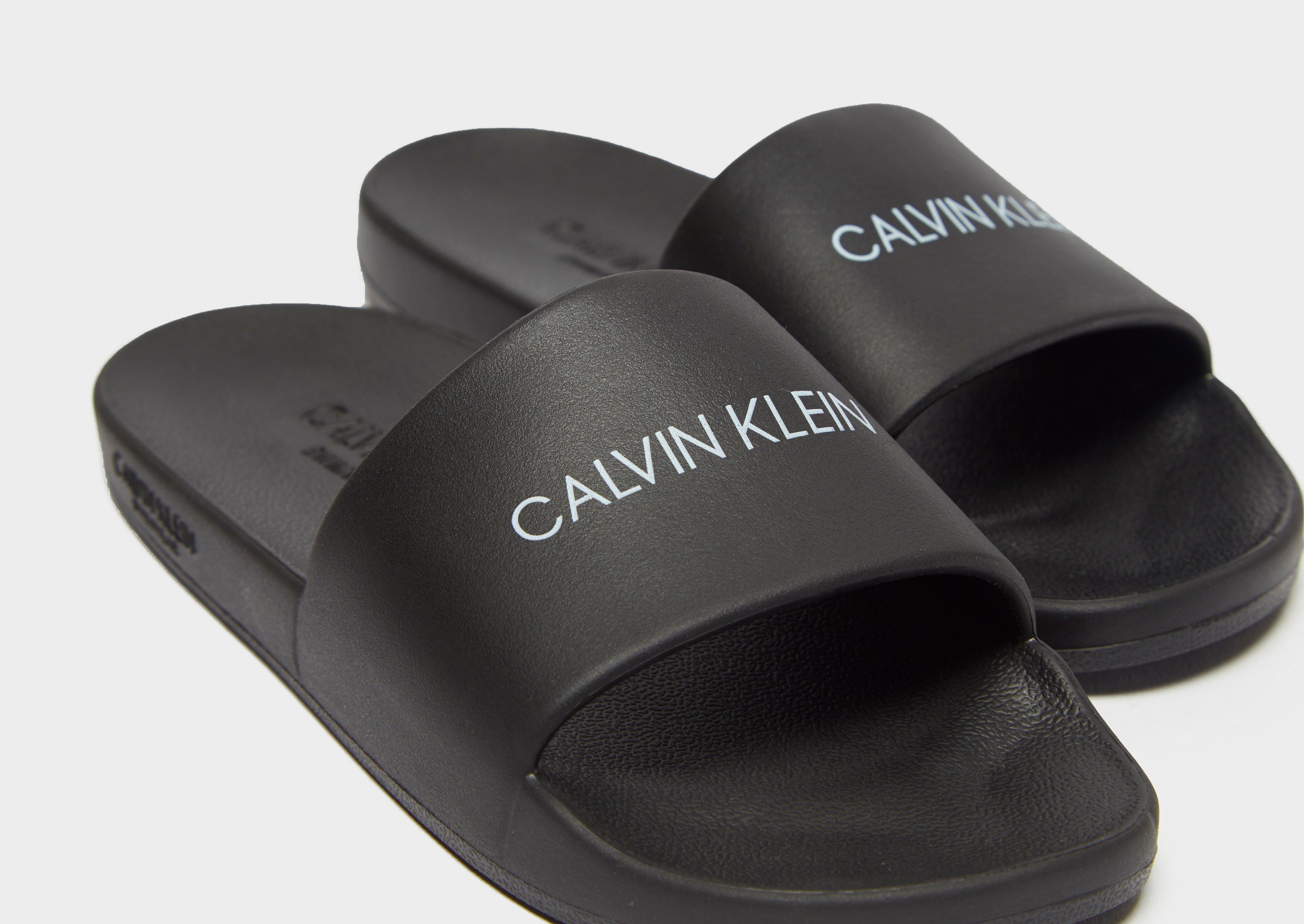 calvin klein eva slides junior