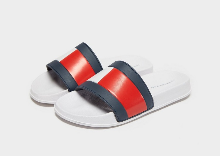 tommy hilfiger fur slides
