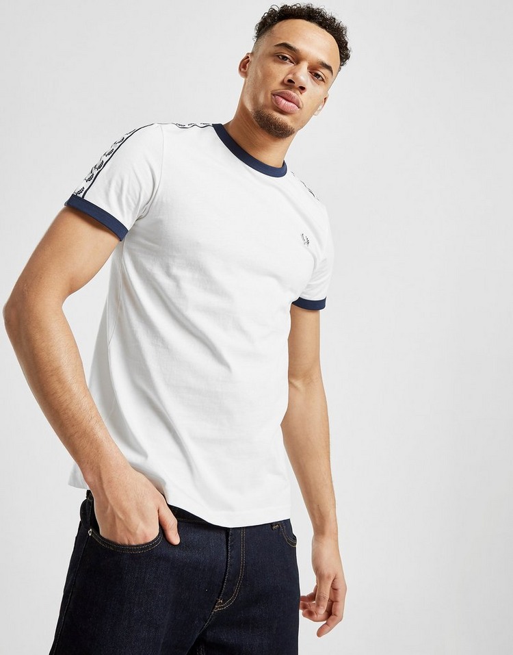 Fred Perry Taped Retro Ringer T-Shirt Heren