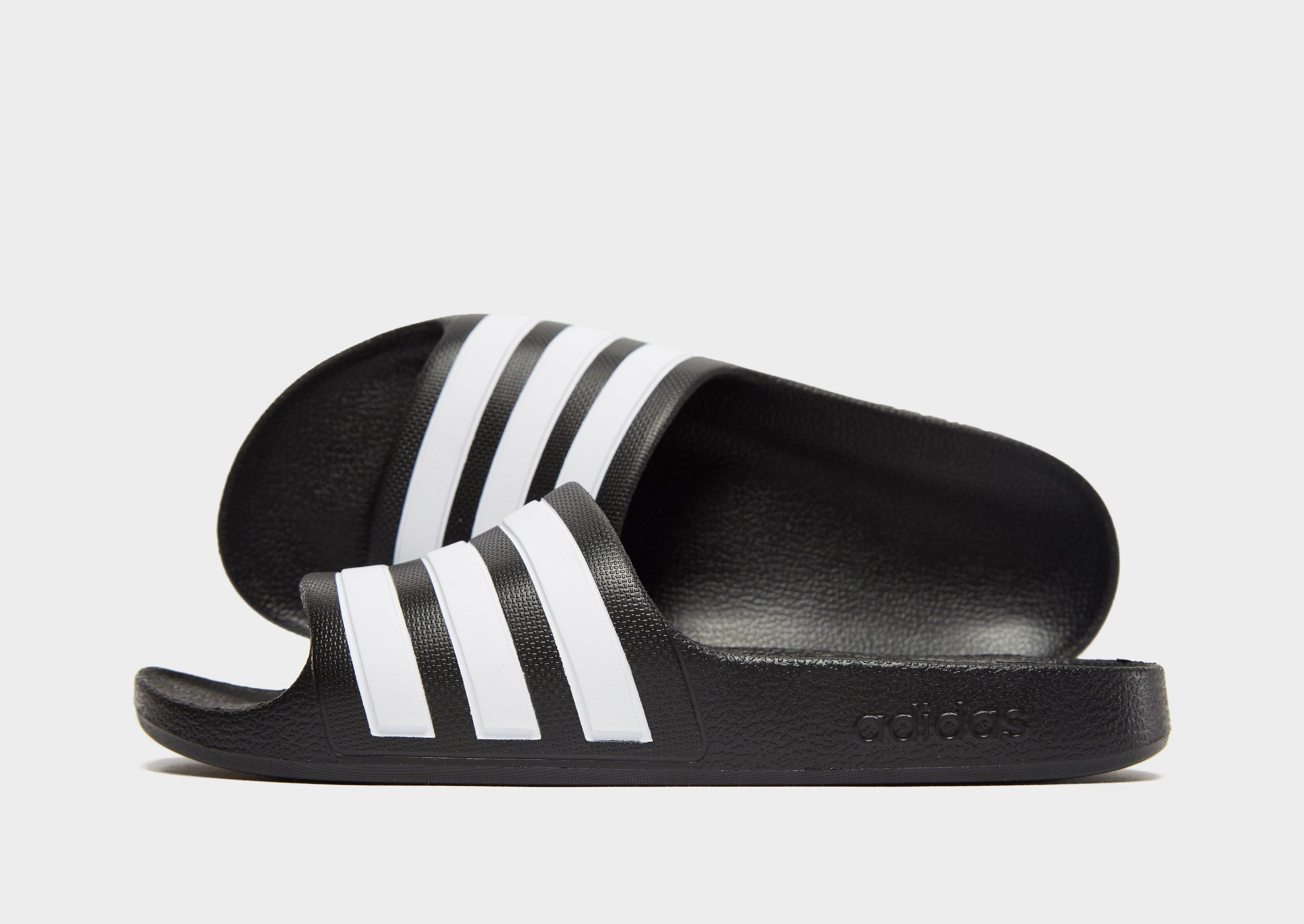 Zwart adidas Adilette Aqua Slides Junior - JD Sports Nederland