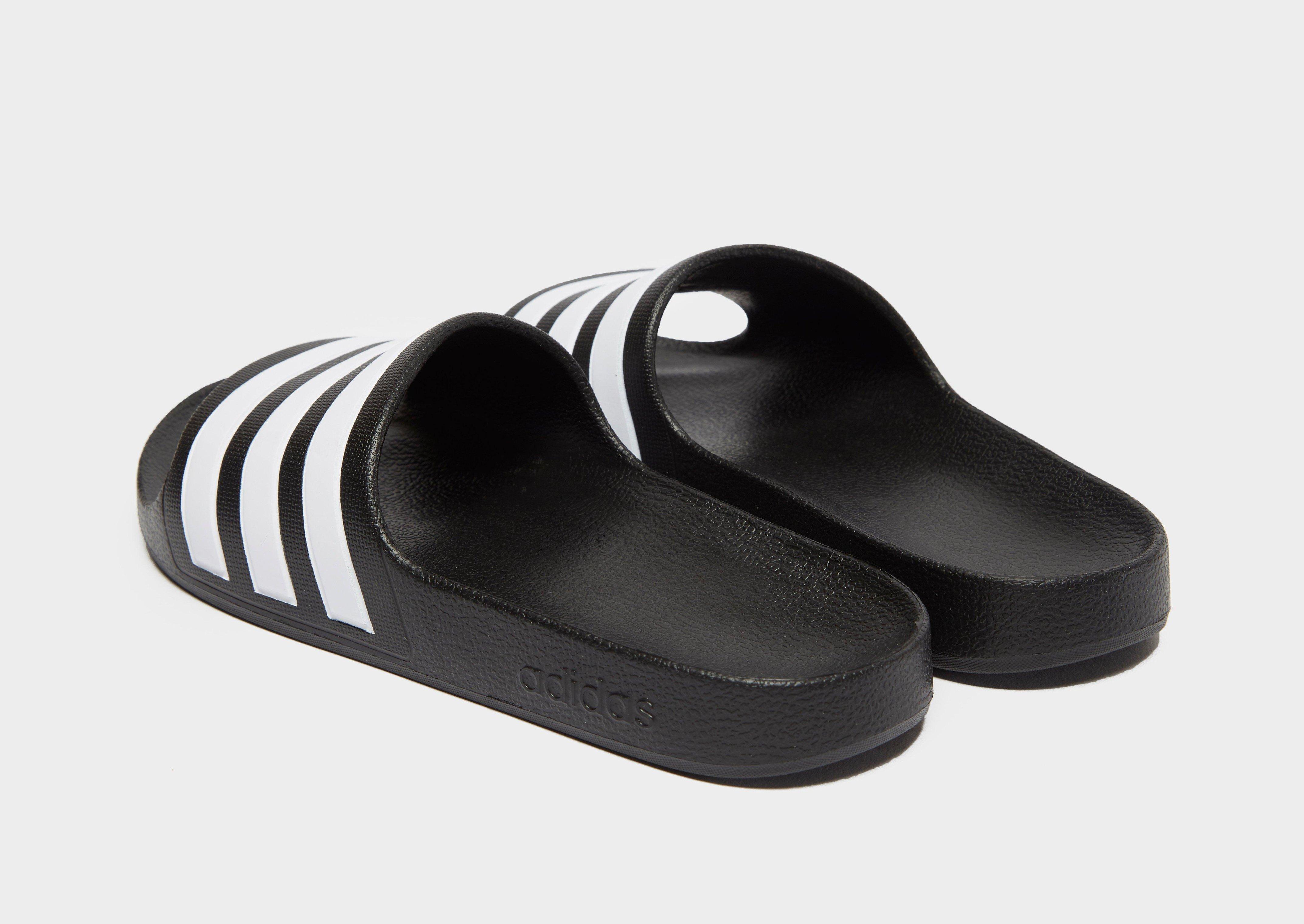 adidas adilette aqua slides black