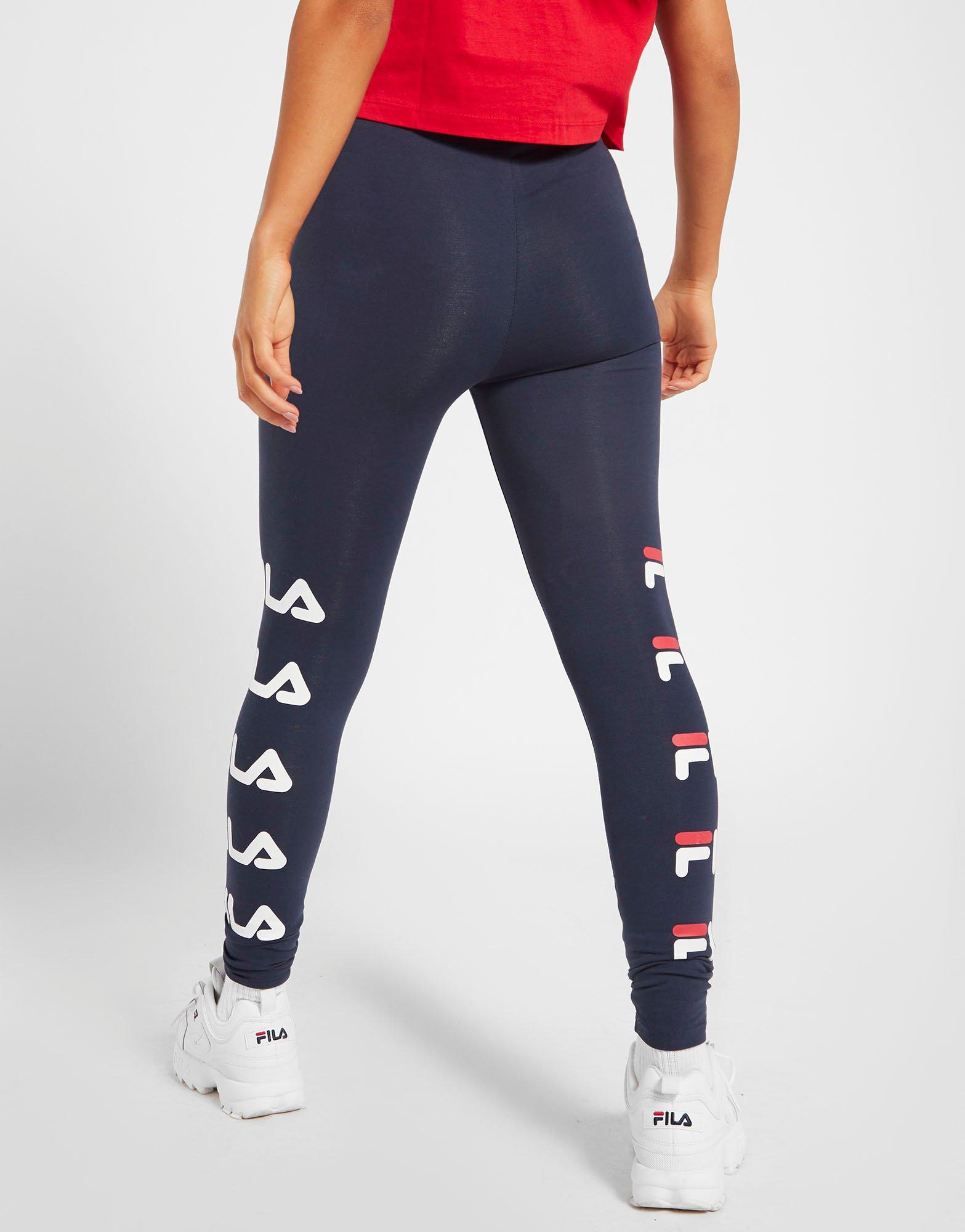 fila logo leggings