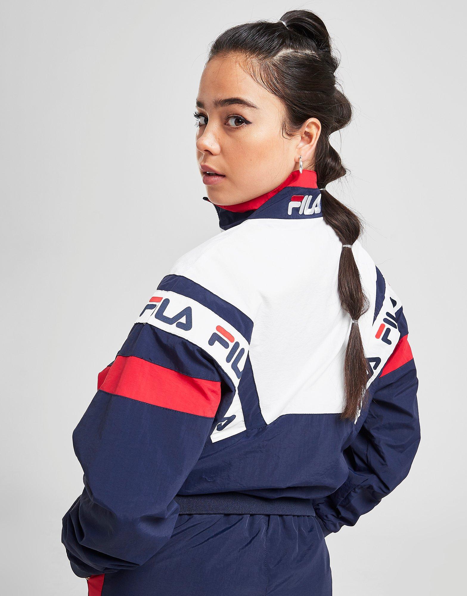 fila tape colour block woven track top